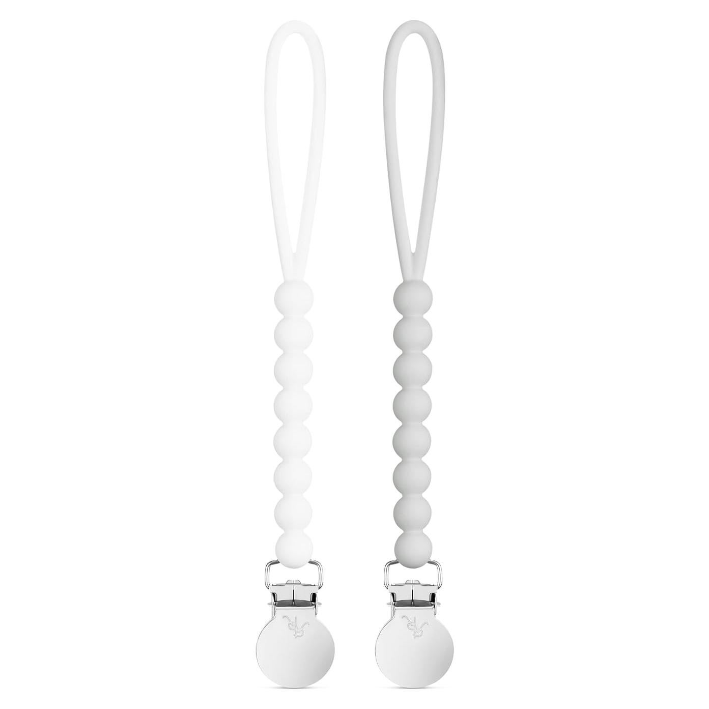 Ryan & Rose Cutie Clip 2 Pack - Sujetador de Chupete Silicona