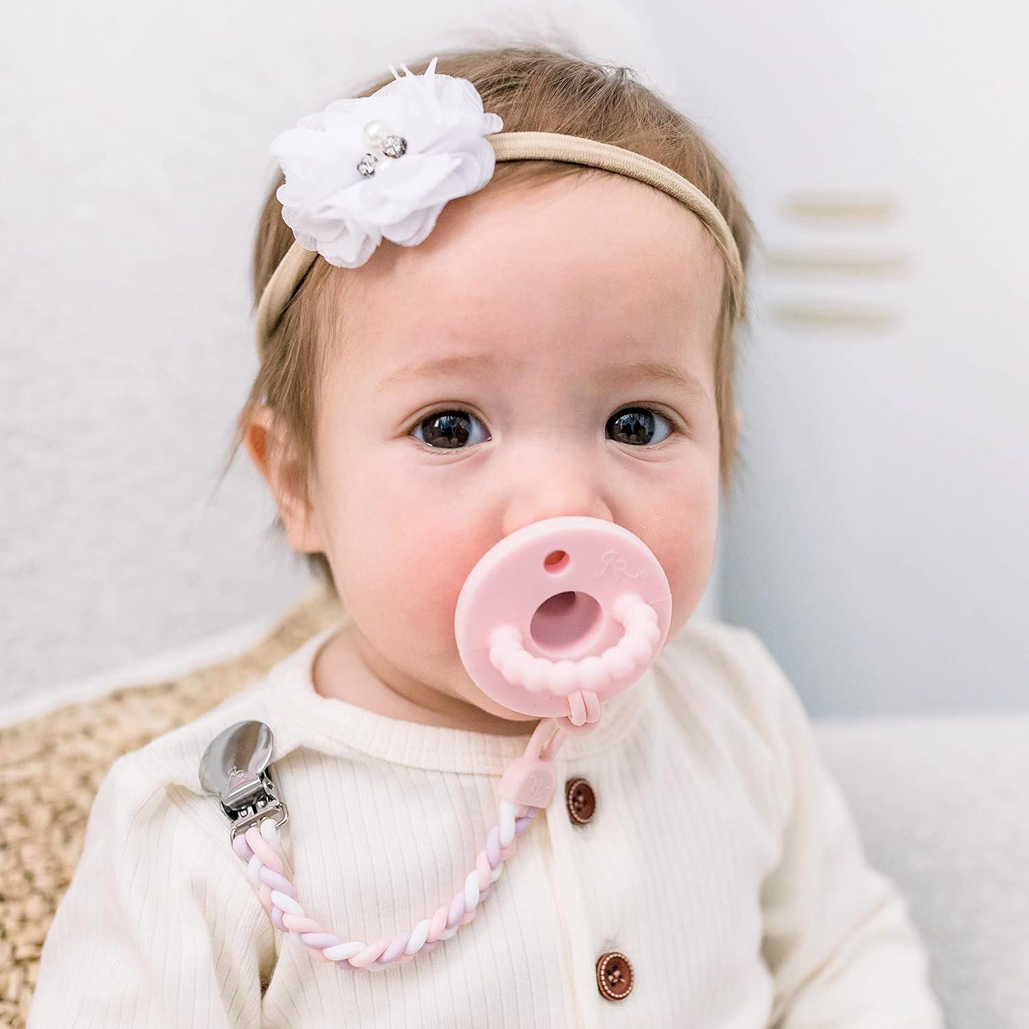 Clip de Chupete Cutie Clip Braiden Ryan & Rose - Silicona 20.32 cm