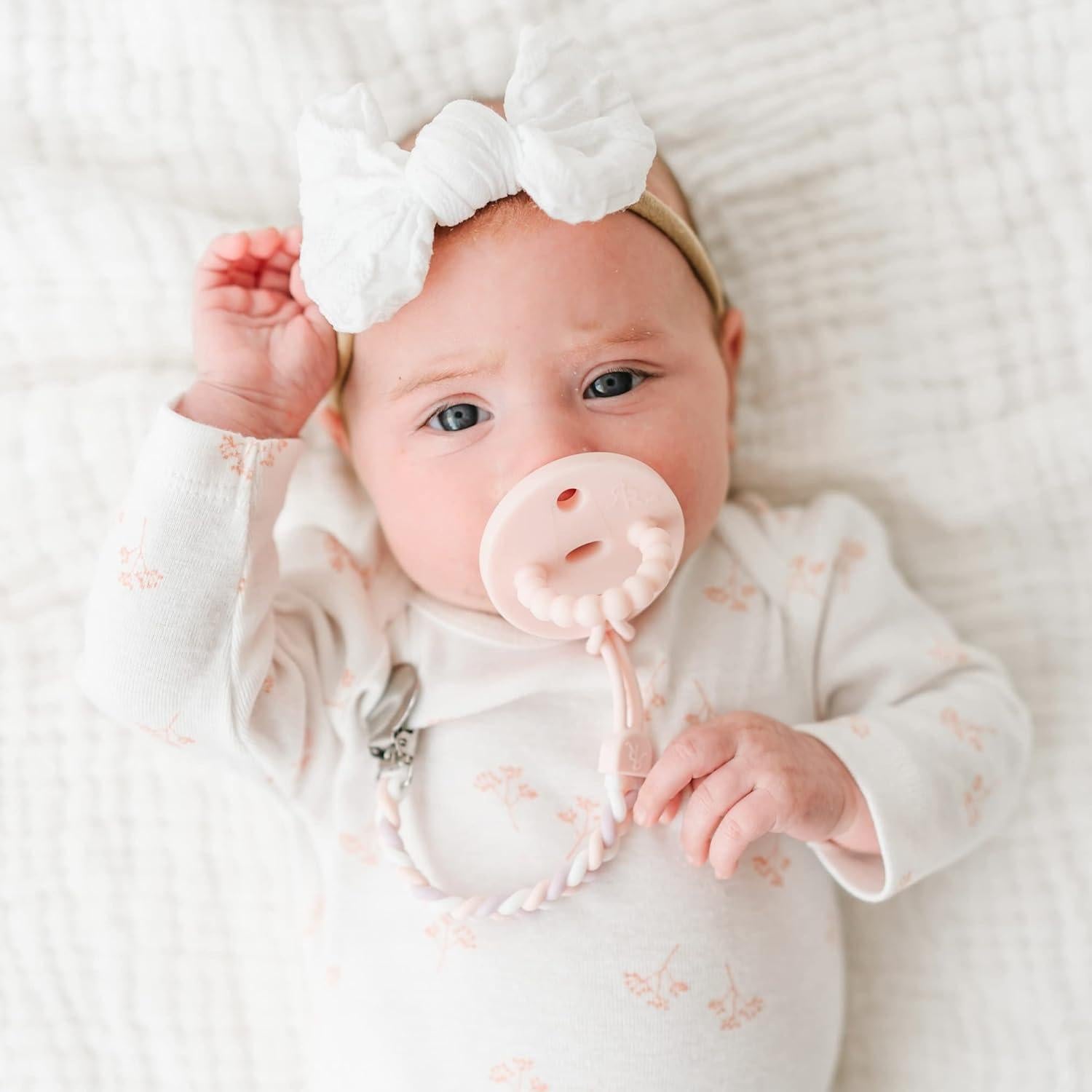 Clip de Chupete Cutie Clip Braiden Ryan & Rose - Silicona 20.32 cm