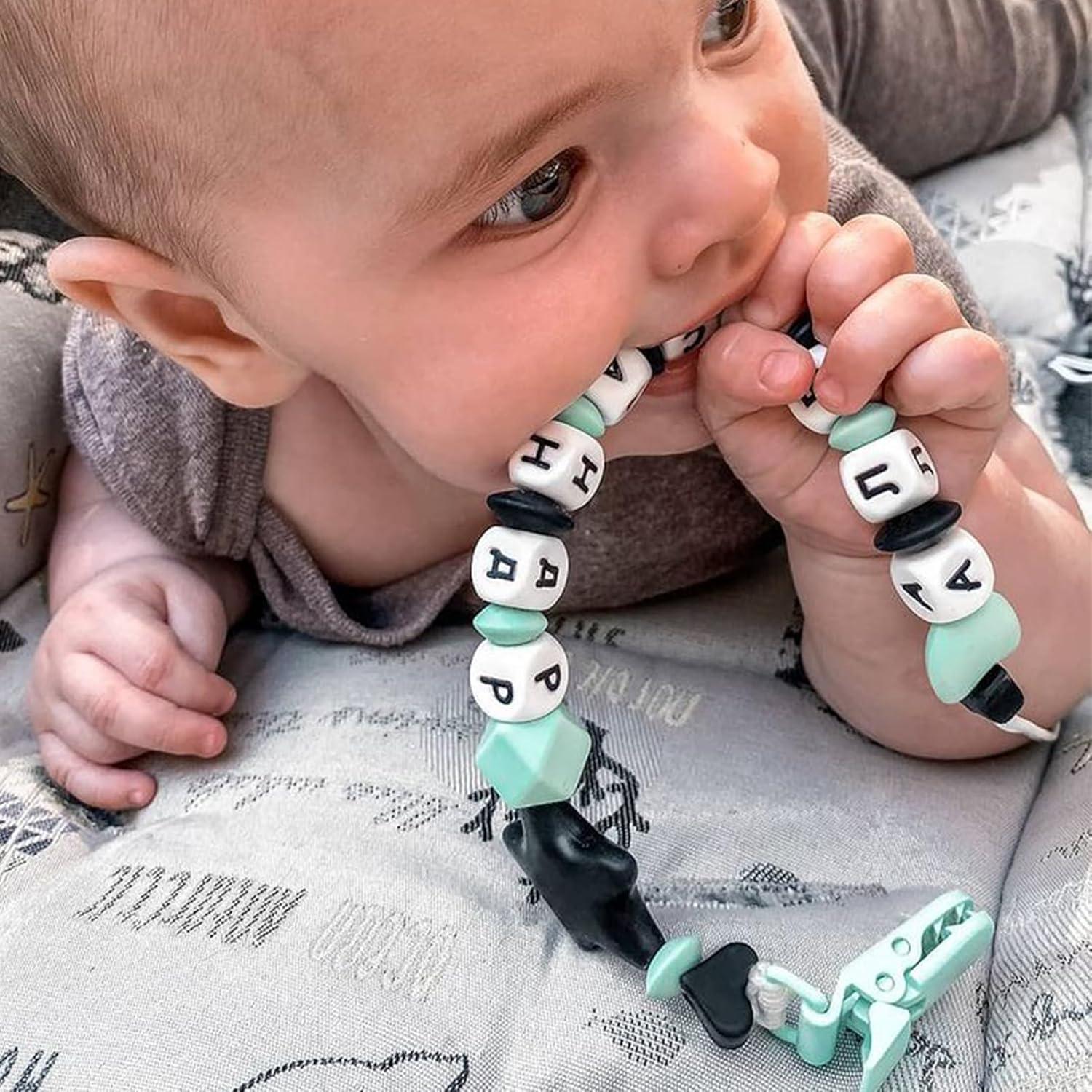 Paquete de 10 Puntas de Clip para Chupete - Plástico Sin BPA