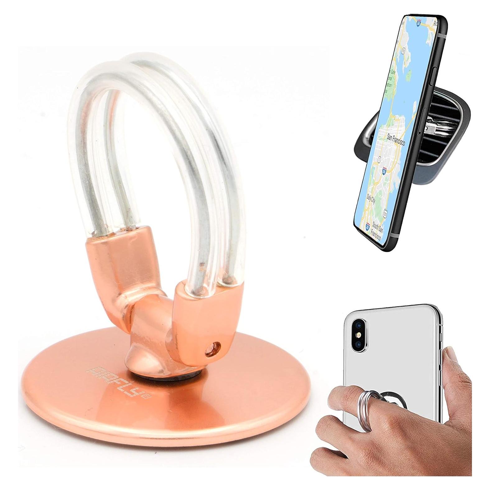 Soporte para teléfono AirFly 4 en 1 Mate Rosa