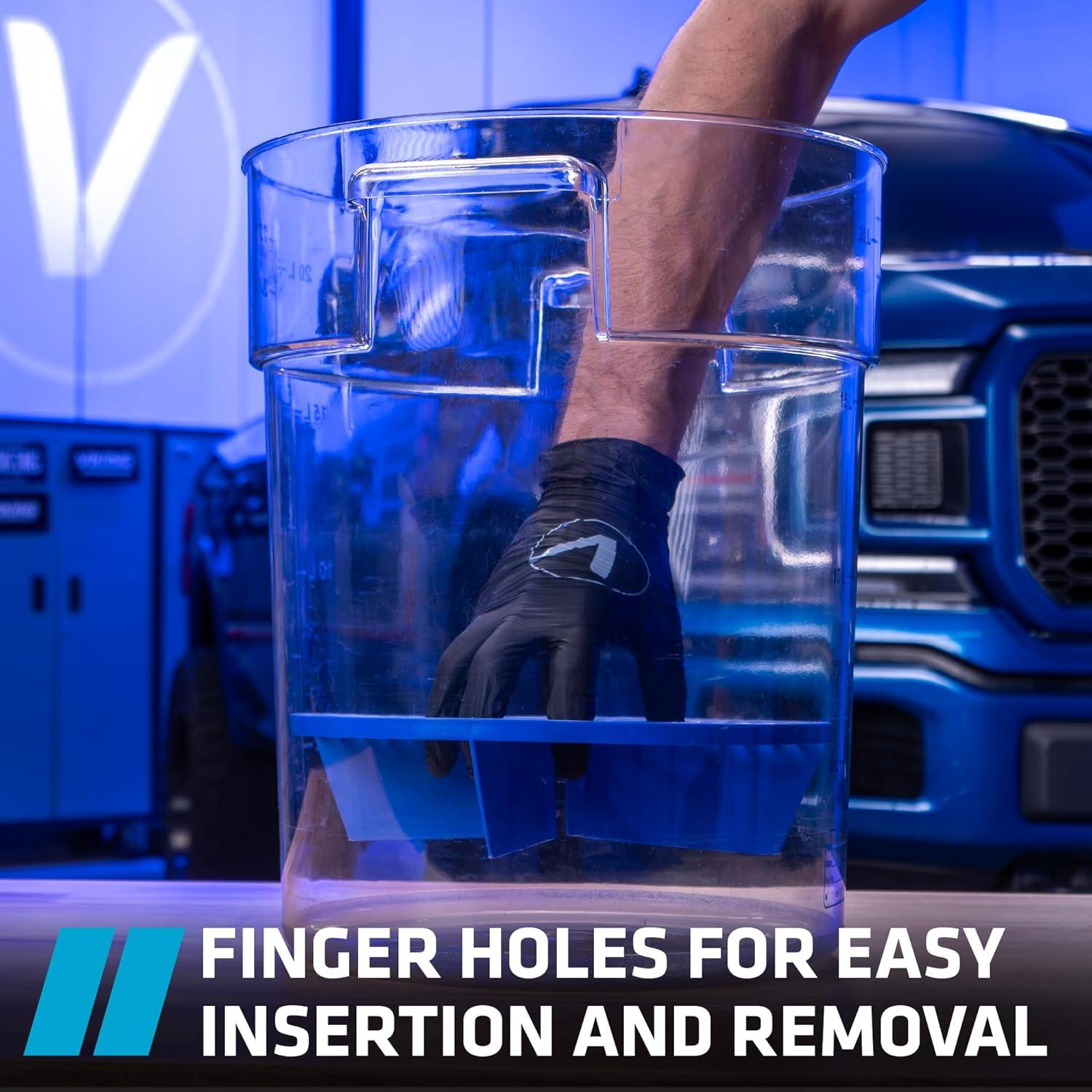 Insertar Cubo Grit Trap VIKING Azul para Lavado de Autos