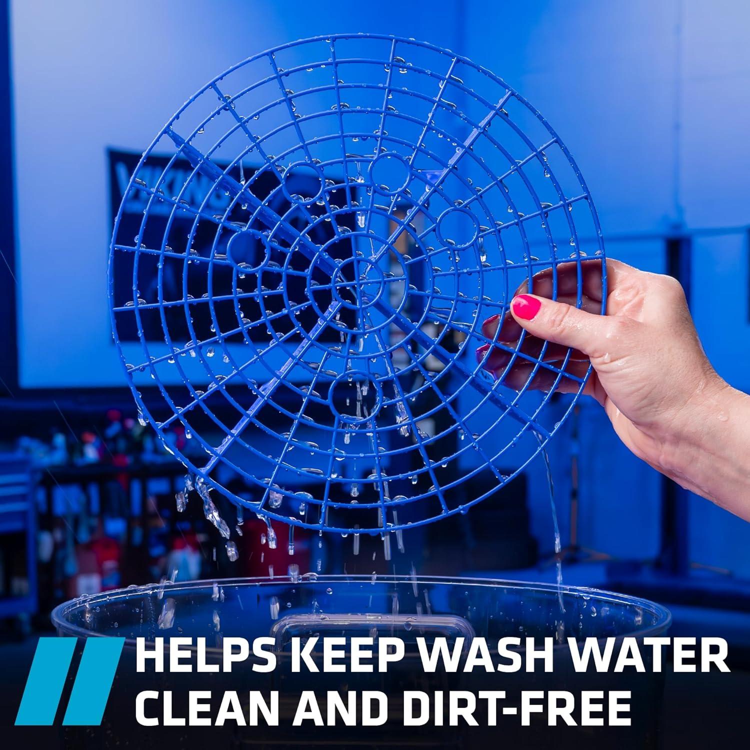 Insertar Cubo Grit Trap VIKING Azul para Lavado de Autos