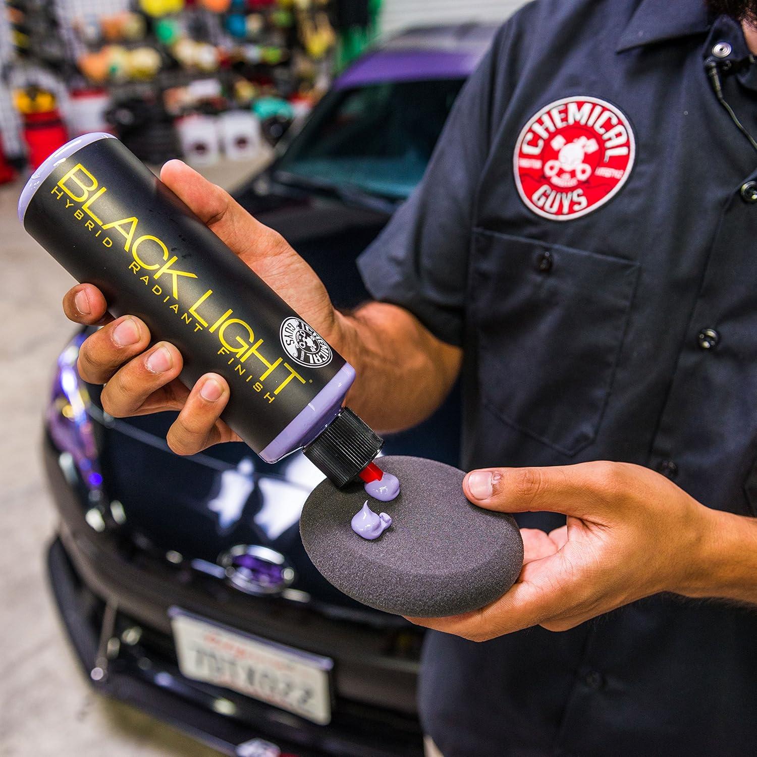 Kit de Cuidado para Autos Negros Chemical Guys HOL203 - 9 Artículos