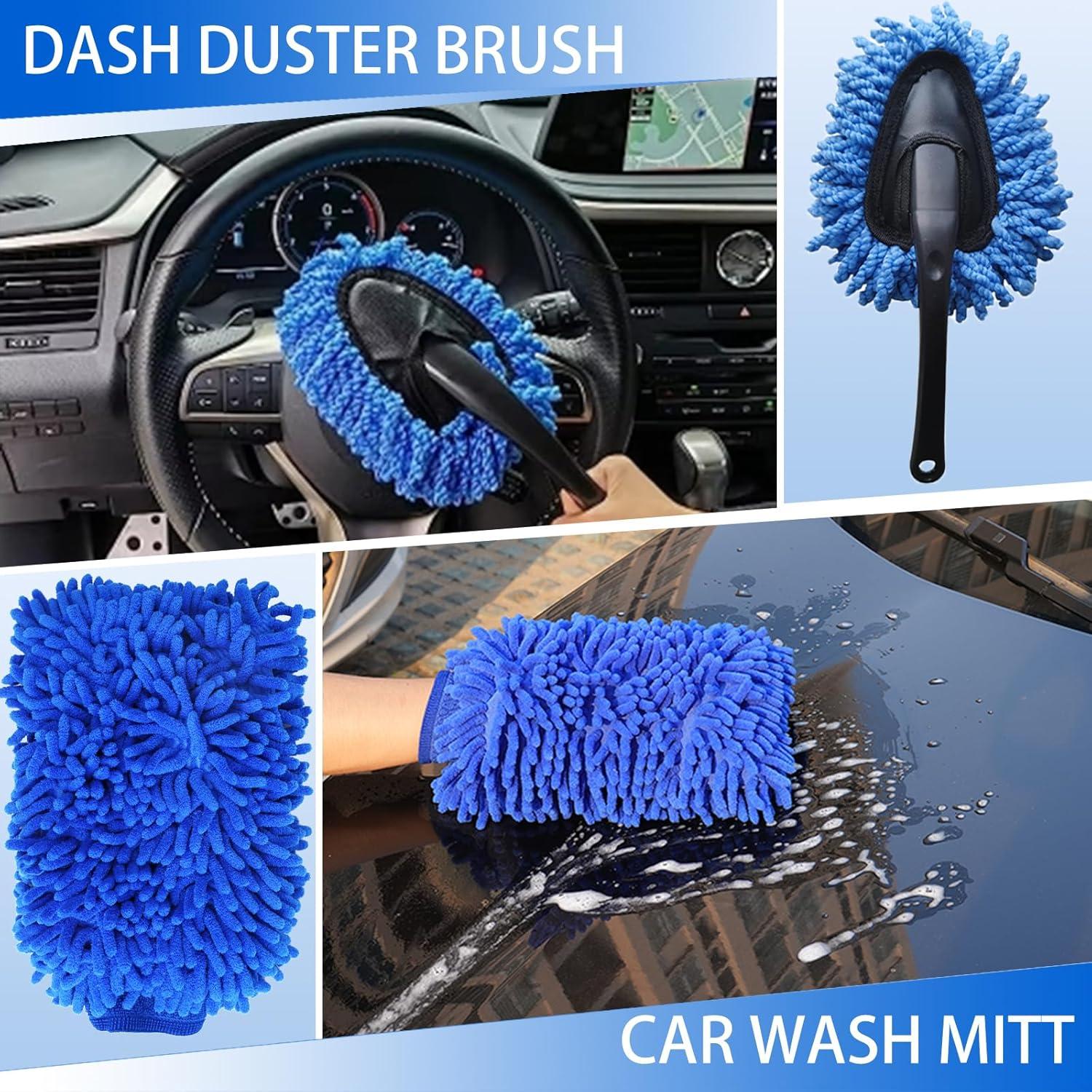 Kit de limpieza de coche VETALODEC 18 piezas completo