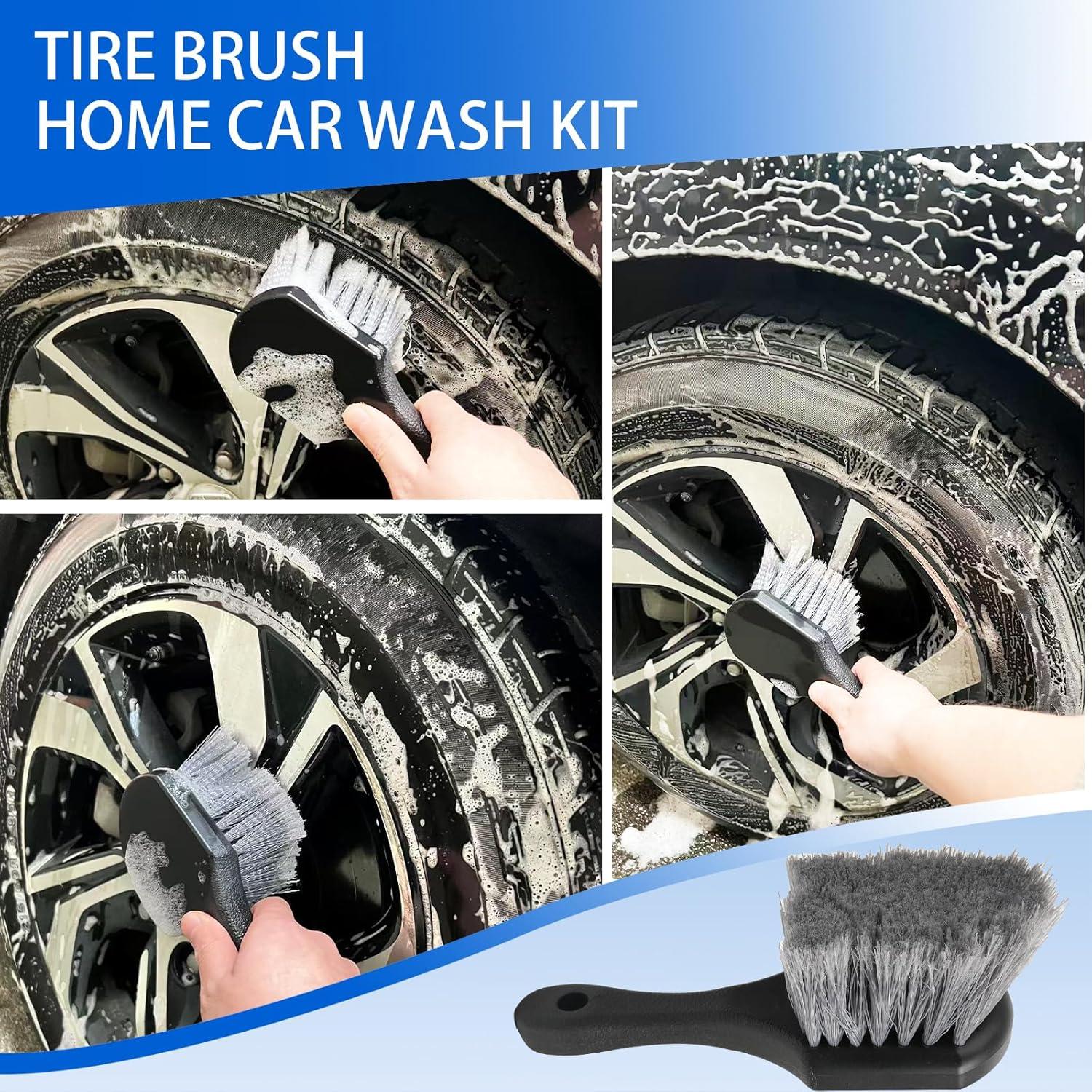 Kit de limpieza de coche VETALODEC 18 piezas completo