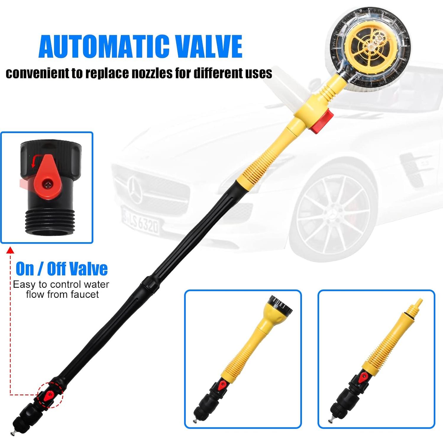 Cepillo de Lavado de Autos Rotativo FEMBW con Espumado Automático