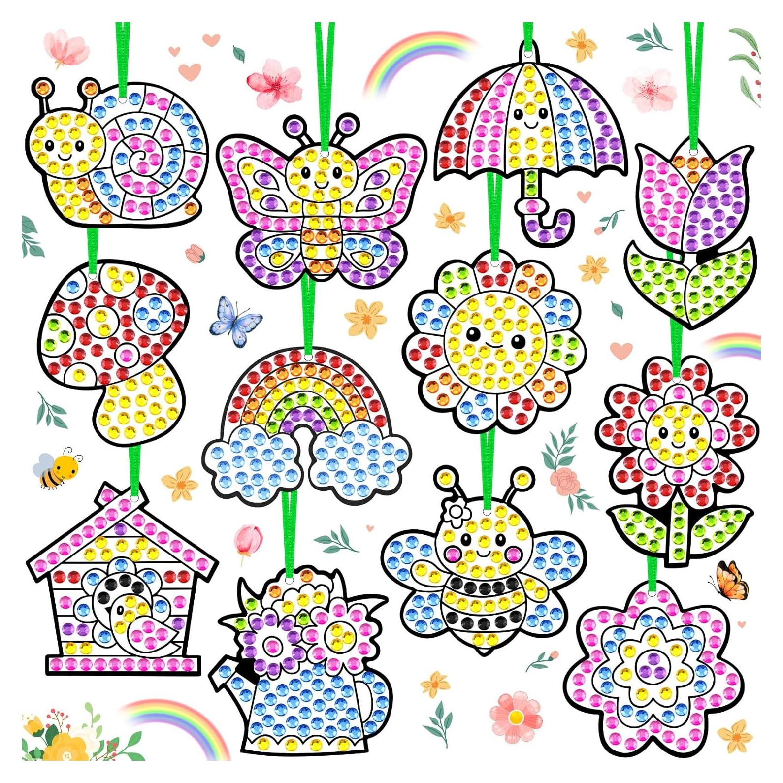 Kit de Manualidades de Gemas WinnerWhy 36 Piezas Primavera