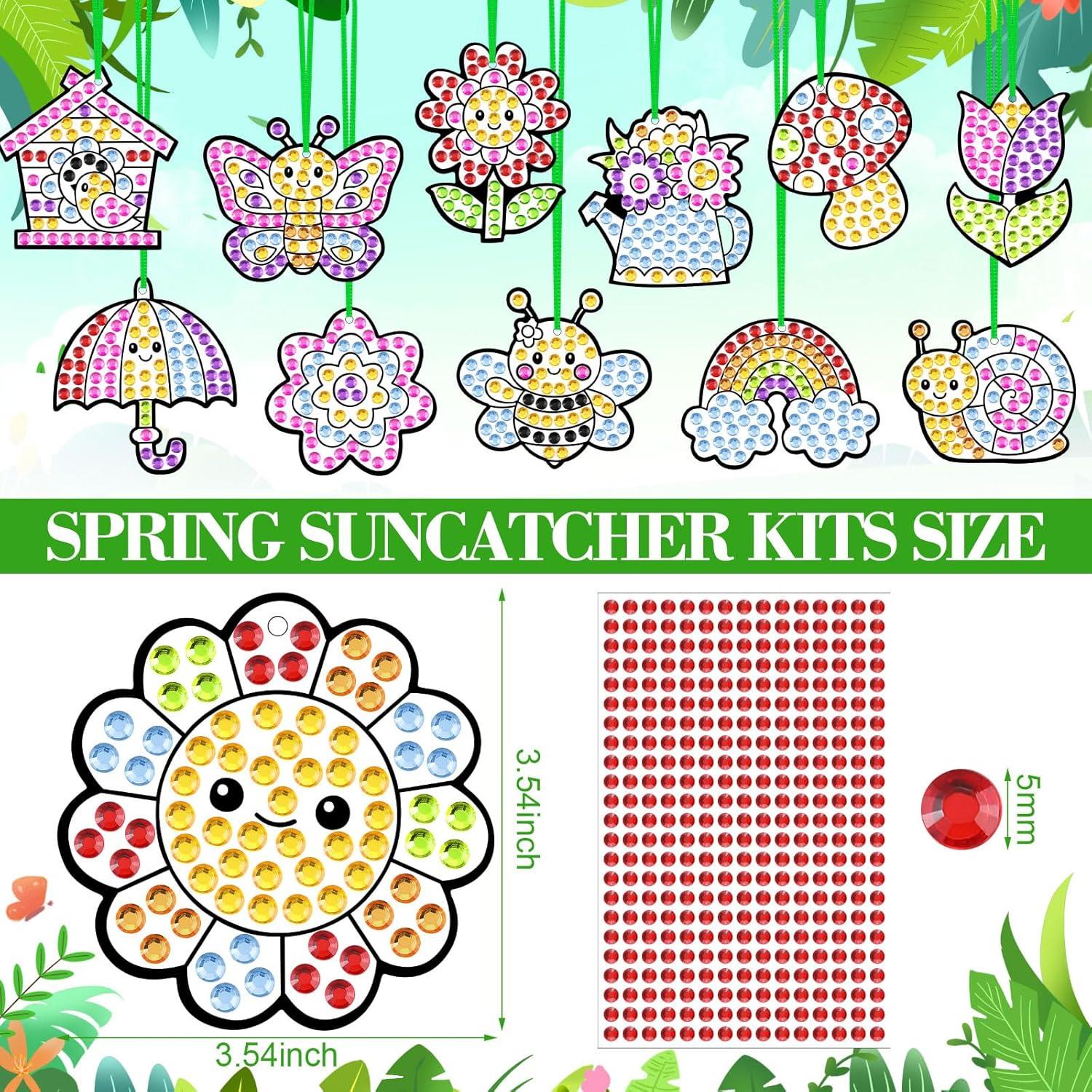 Kit de Manualidades de Gemas WinnerWhy 36 Piezas Primavera