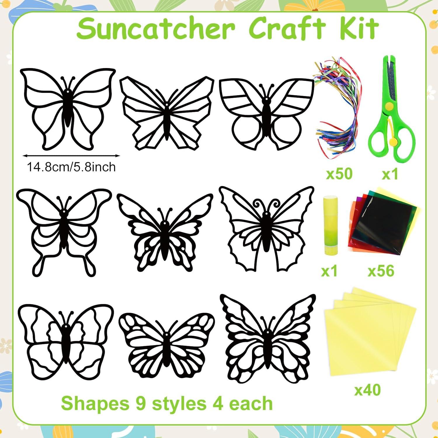 Kit de Manualidades de Atrapasueños Mariposa EggSun 36 Piezas