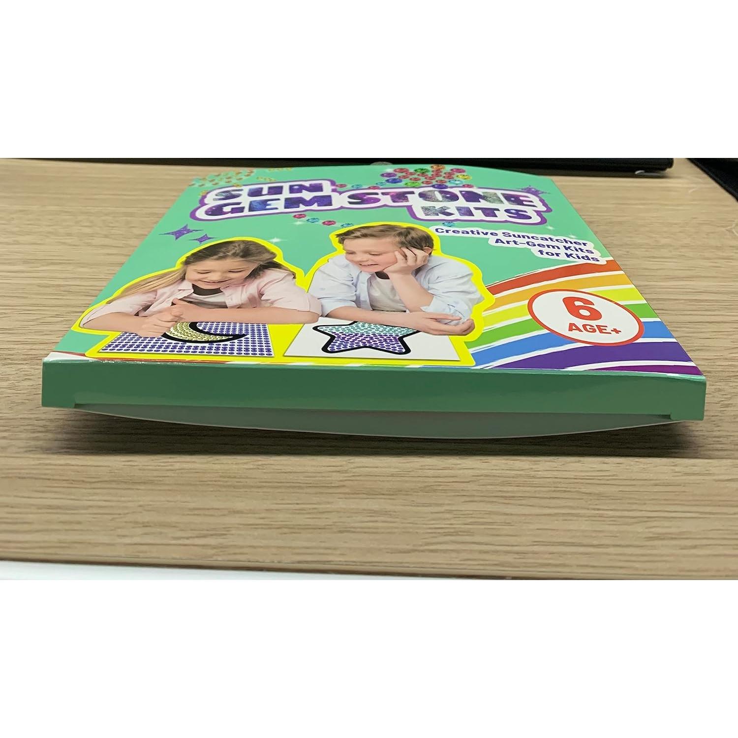 Kit de Manualidades Atydkug - Gemas para Ventanas Niños 6 Hojas