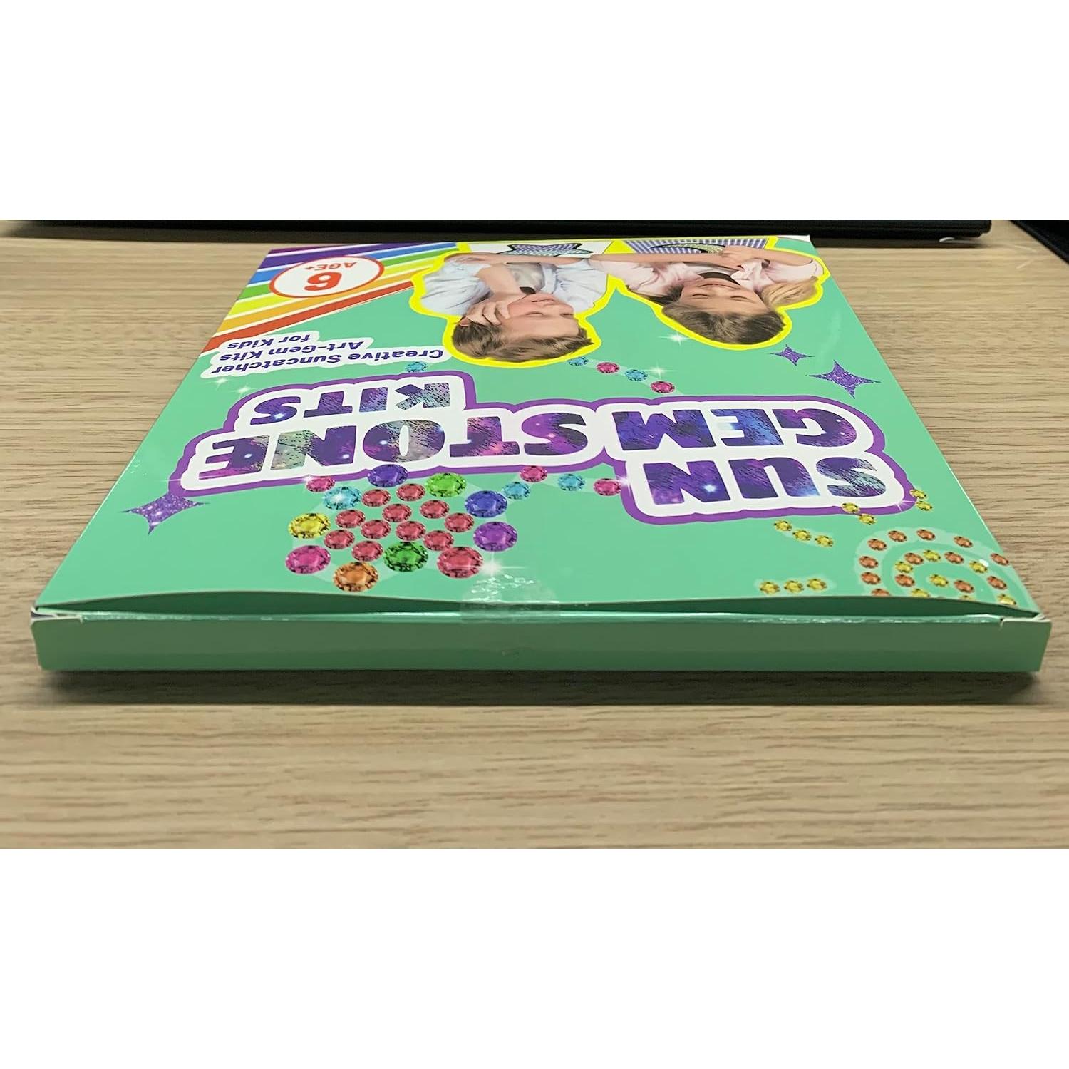 Kit de Manualidades Atydkug - Gemas para Ventanas Niños 6 Hojas