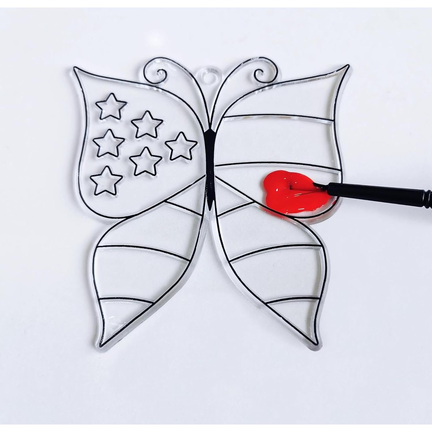 Kit de Arte Winlyn 24 Captadores de Sol Patrióticos 4 de Julio