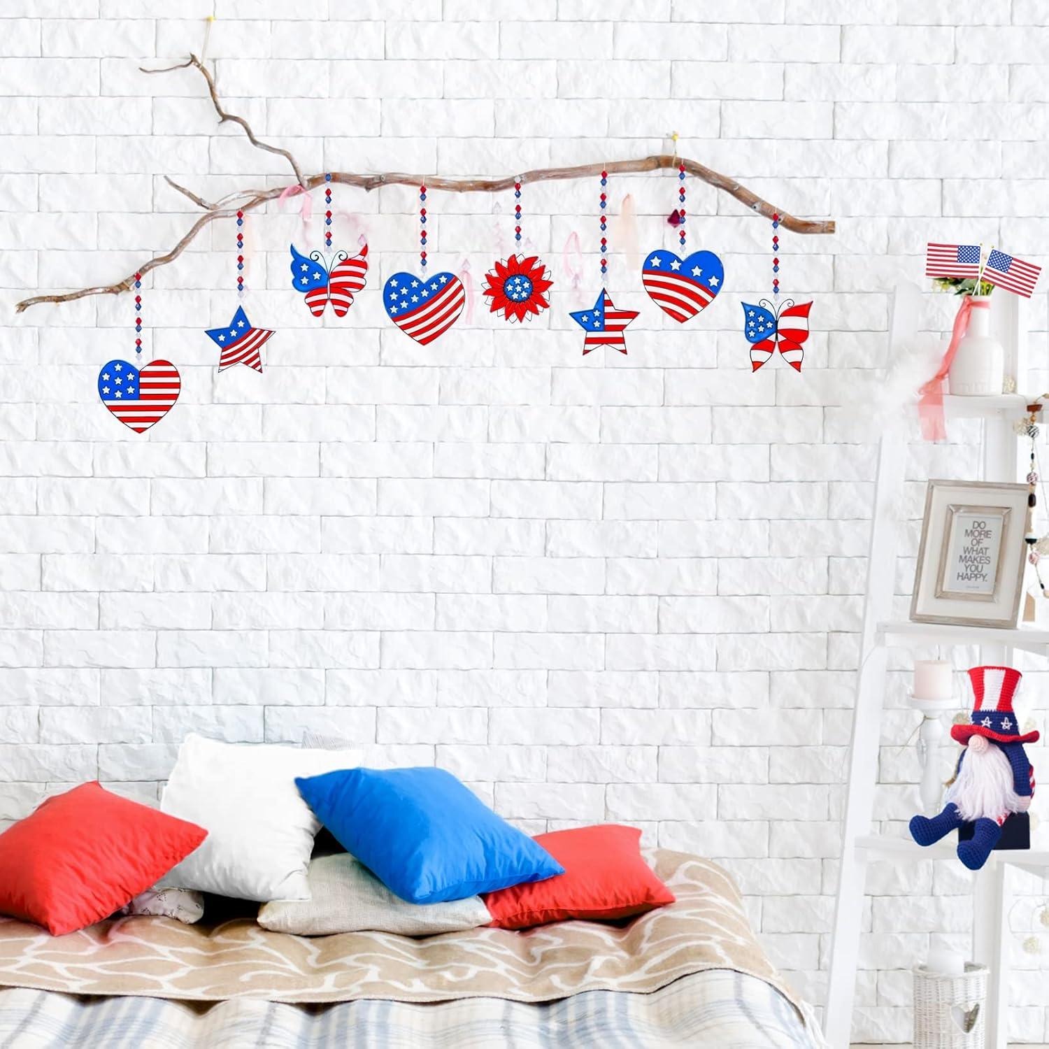 Kit de Arte Winlyn 24 Captadores de Sol Patrióticos 4 de Julio