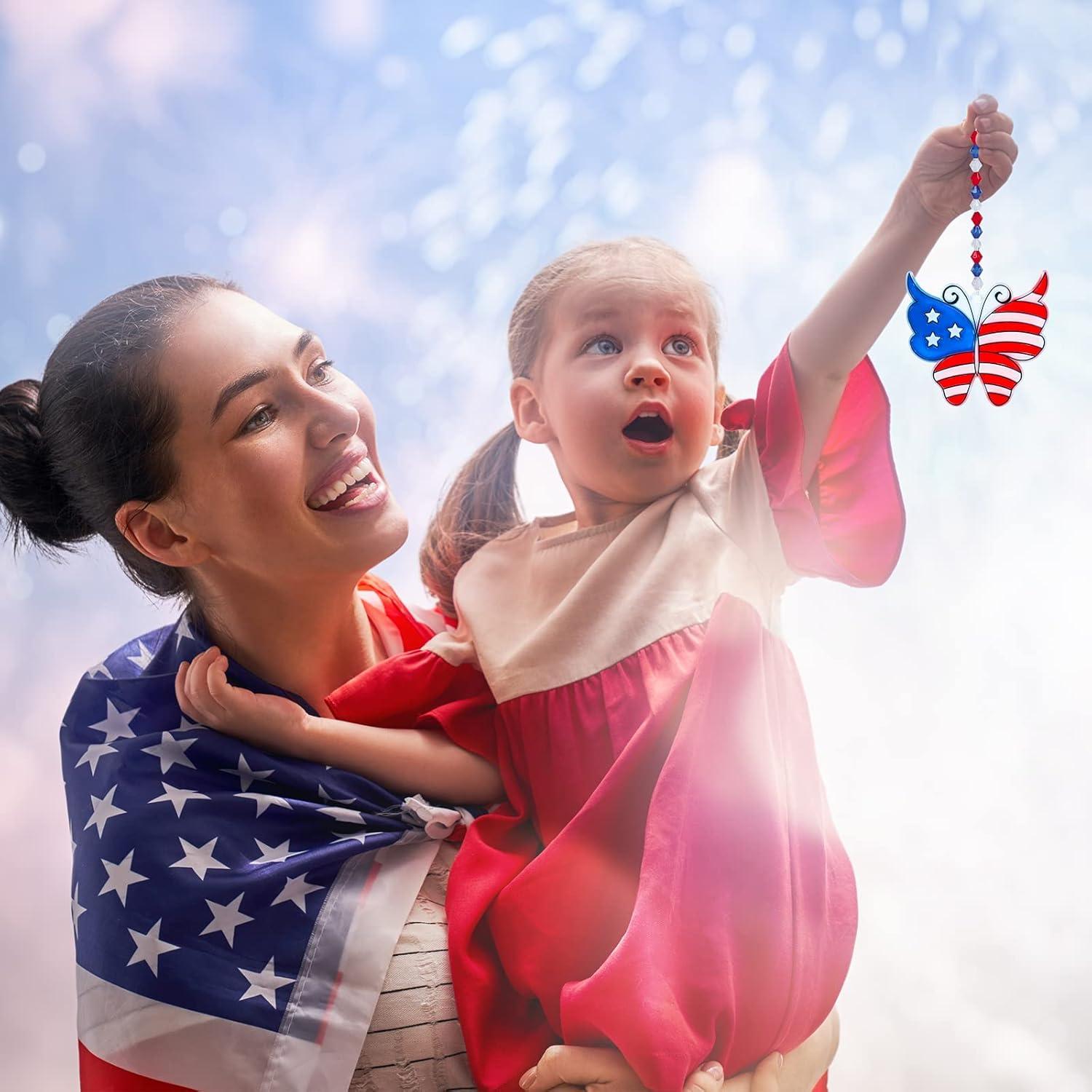 Kit de Arte Winlyn 24 Captadores de Sol Patrióticos 4 de Julio