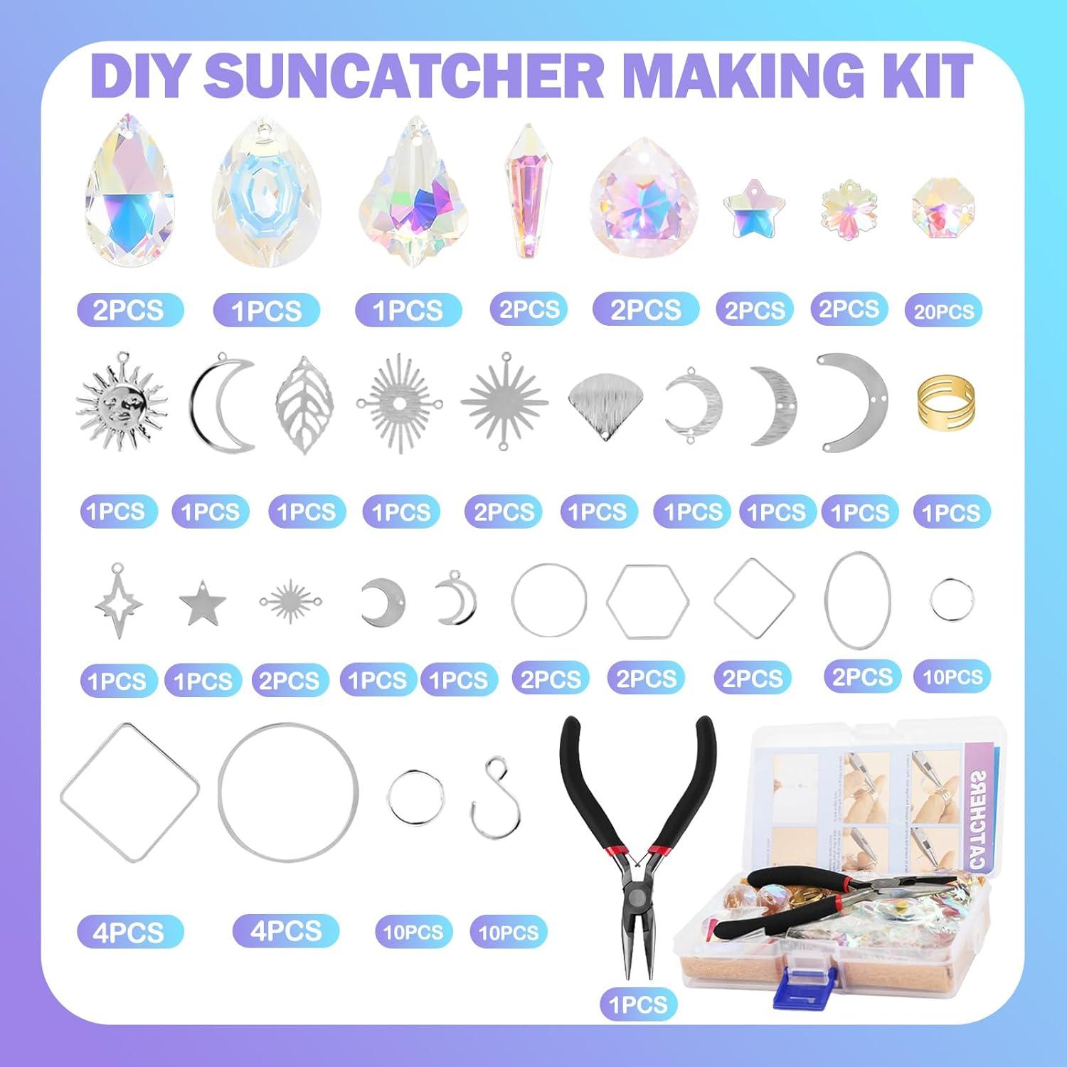 Kit de Atrapa Luz Solar Sumalon 217 Piezas DIY Cristales