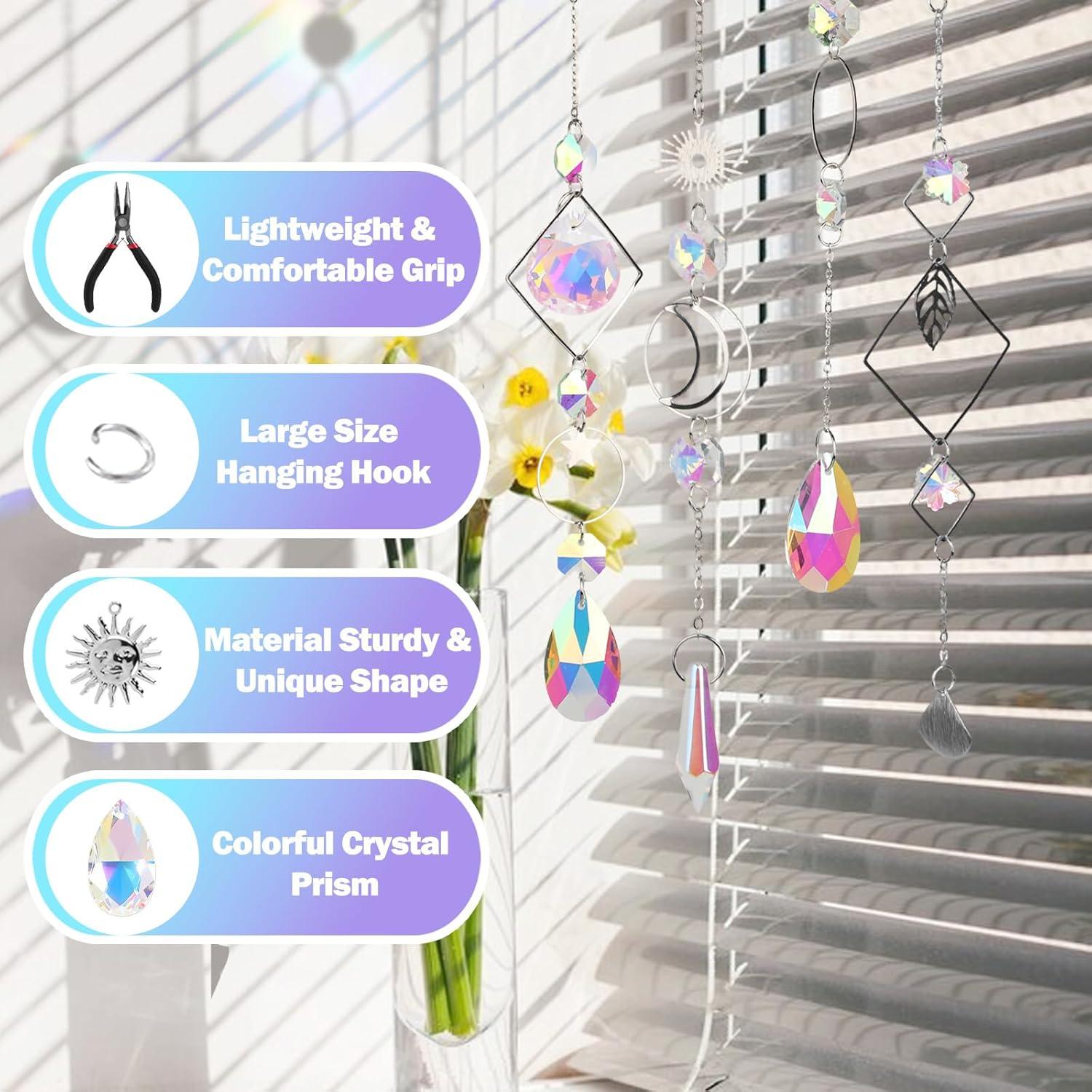 Kit de Atrapa Luz Solar Sumalon 217 Piezas DIY Cristales