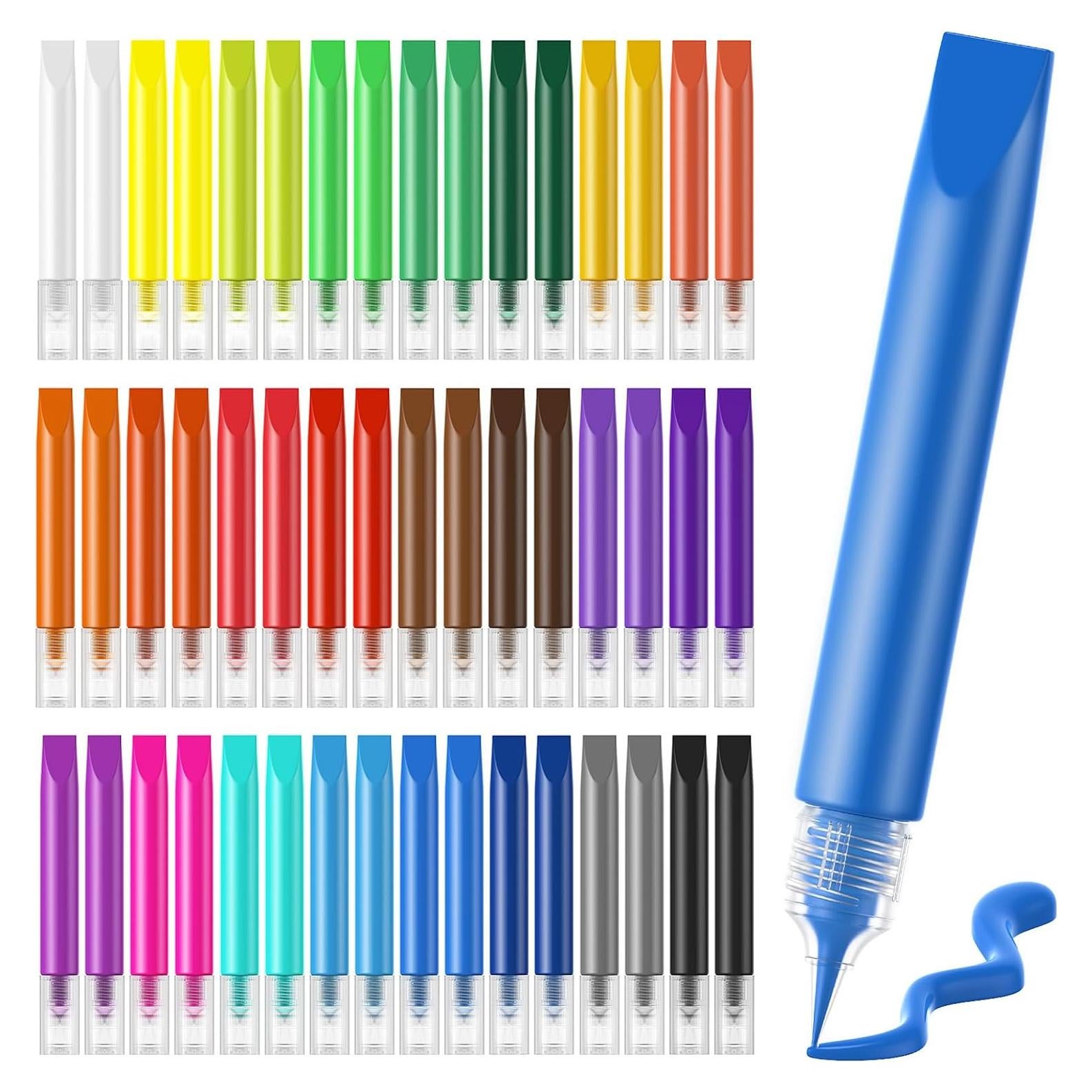 48 Marcadores de Pintura para Ventanas HBorna - 24 Colores