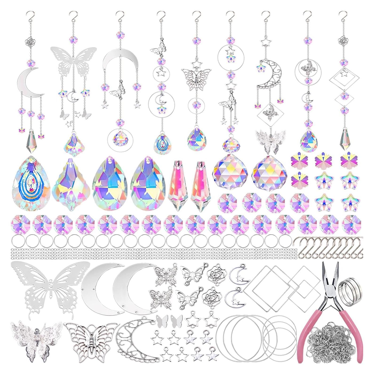 Kit de Atrapasoles de Cristal Lyukii 300 Piezas DIY