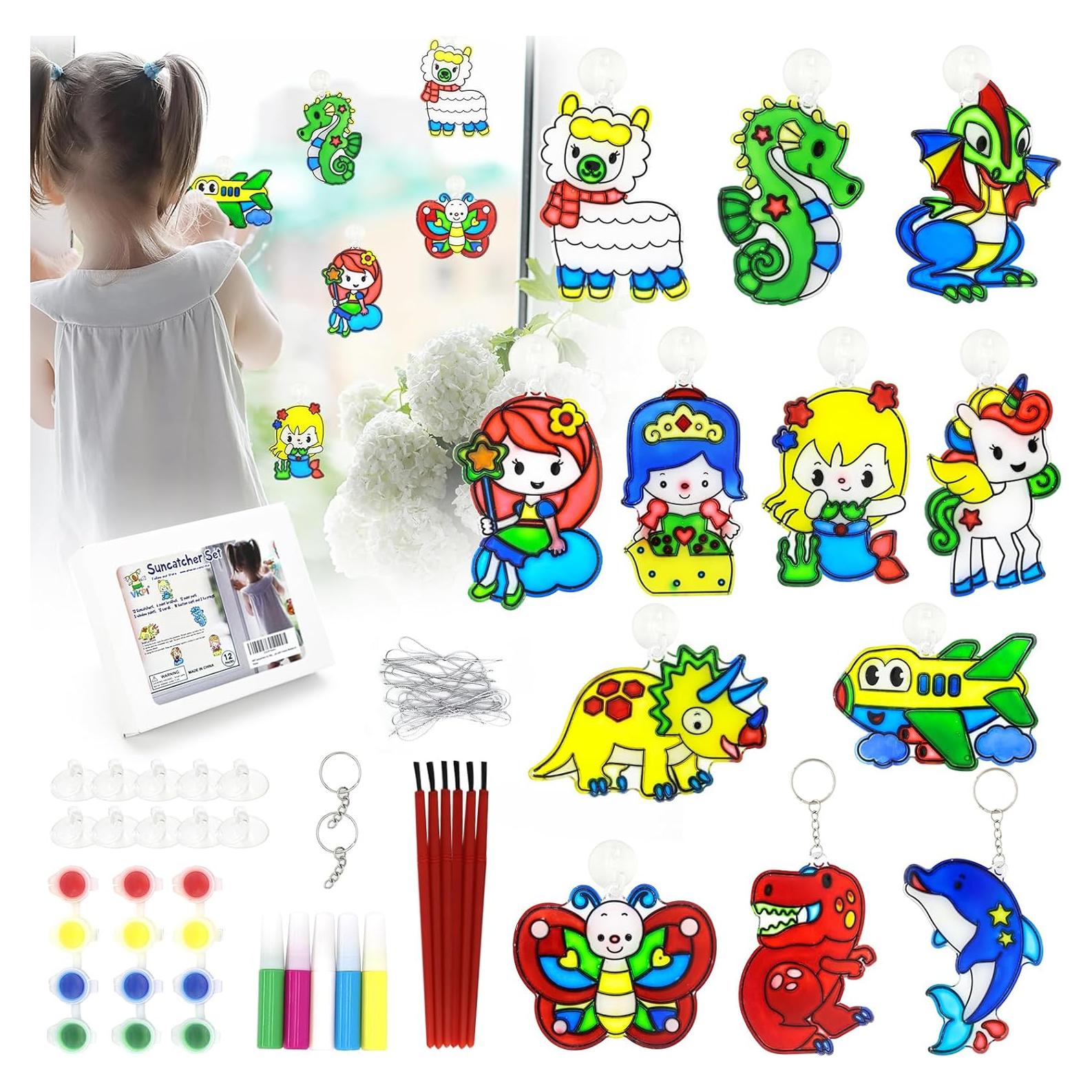 Kit de Arte de Ventana VKPI - 12 Atrapa Rayos Multicolor