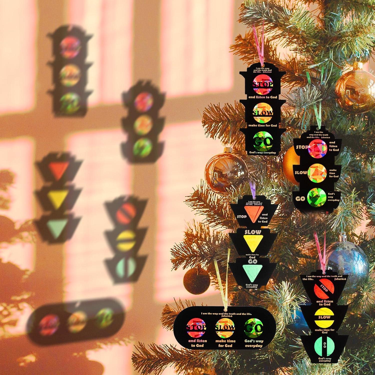 Kit de Manualidades Suncatcher Semáforo EggSun 36 Piezas