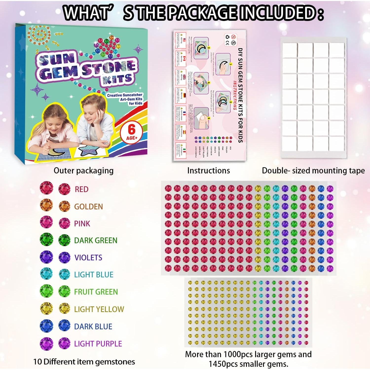 Kit de Pintura de Gemas Yazhiji 6 Piezas para Niños