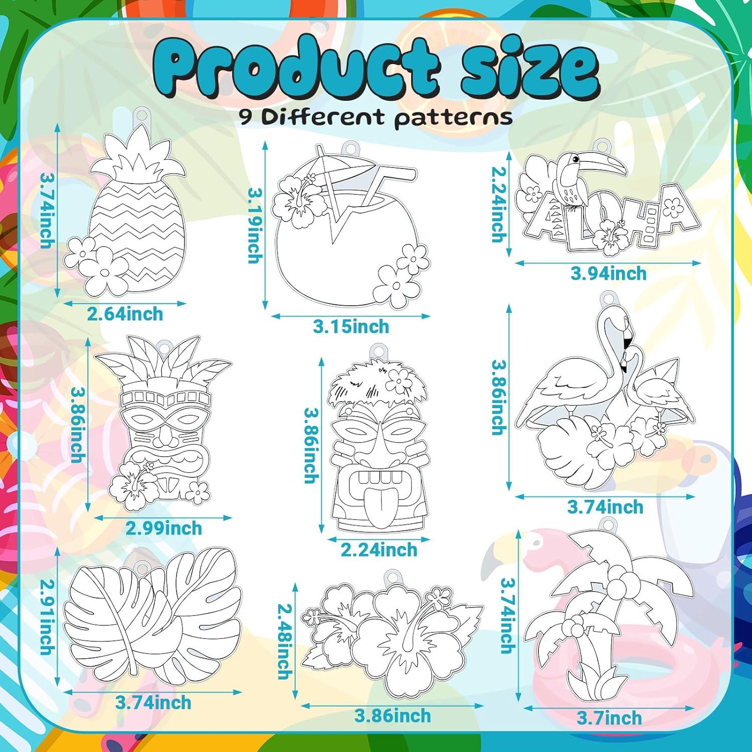 Kit de Manualidades Blosssound 36 Suncatchers Verano DIY