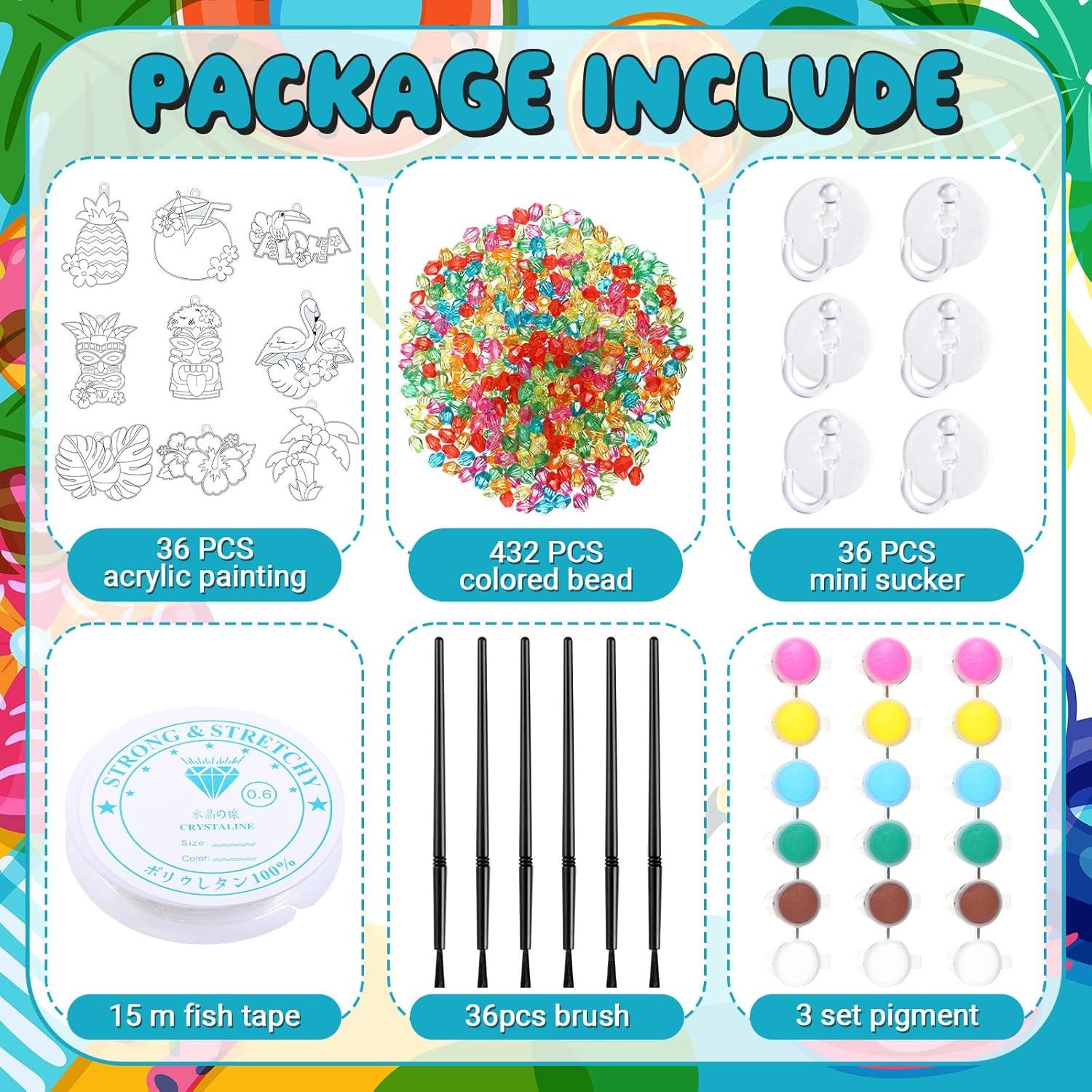 Kit de Manualidades Blosssound 36 Suncatchers Verano DIY