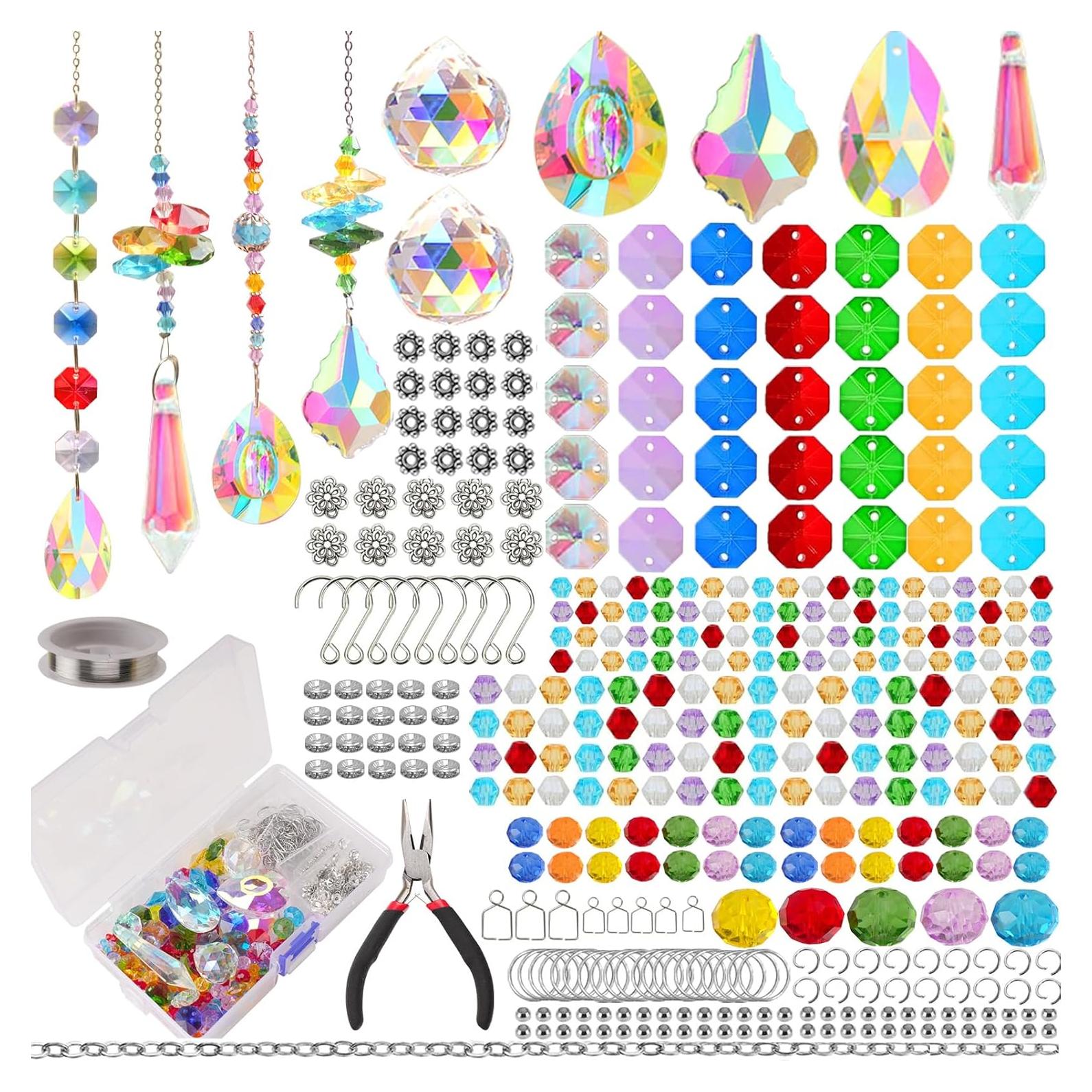 Kit de Atrapa Sol DIY LPKADQA 500 Piezas Cristal K9