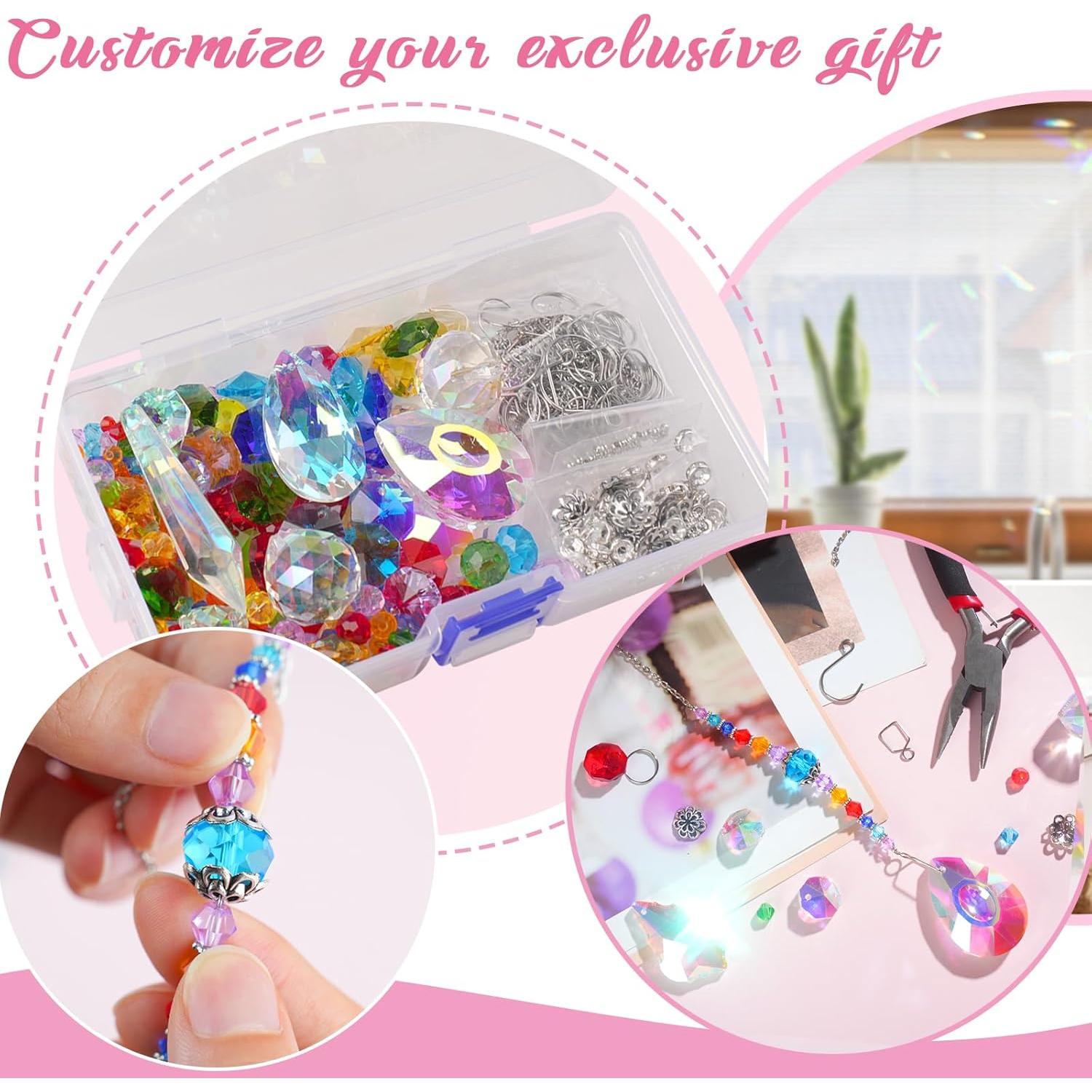 Kit de Atrapa Sol DIY LPKADQA 500 Piezas Cristal K9