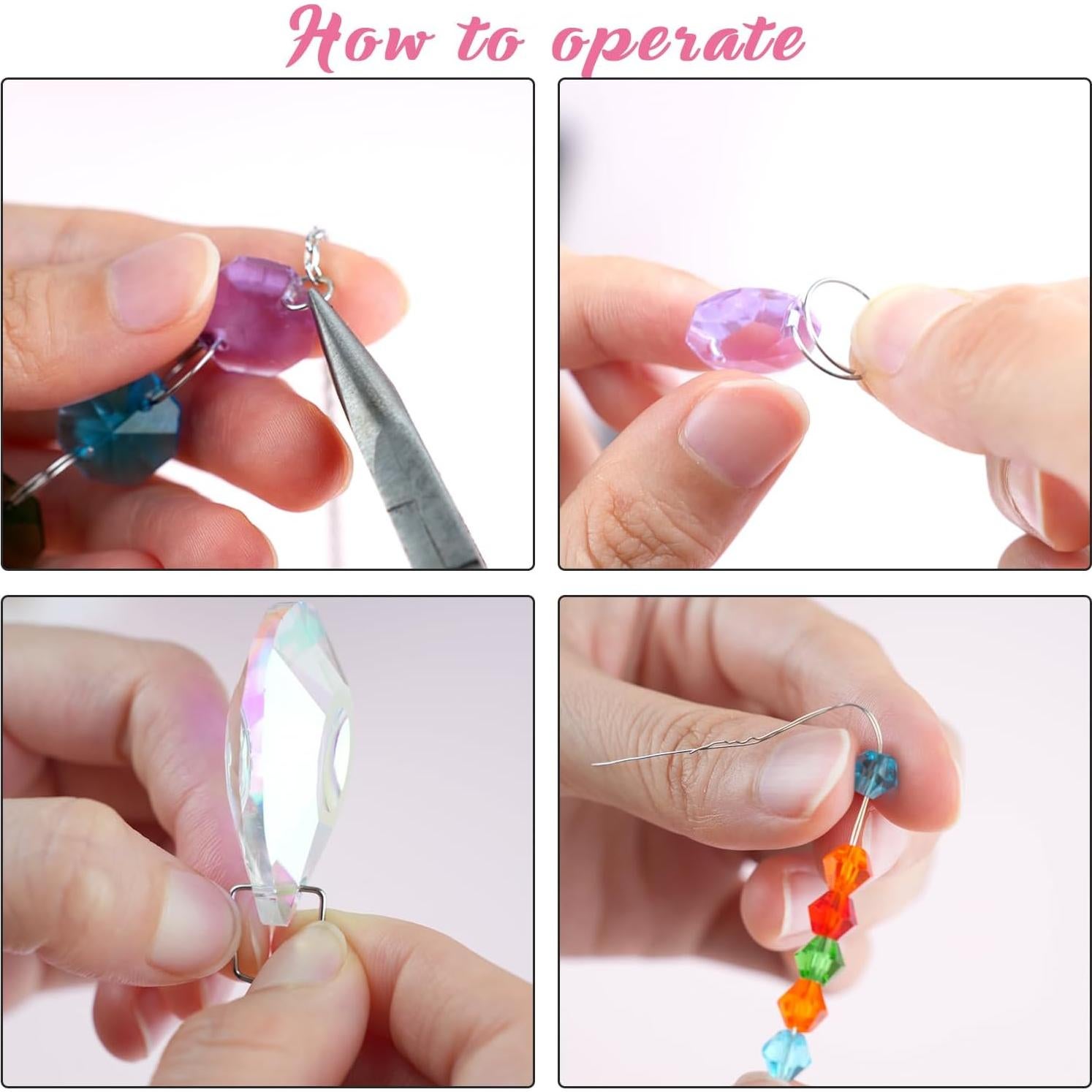 Kit de Atrapa Sol DIY LPKADQA 500 Piezas Cristal K9