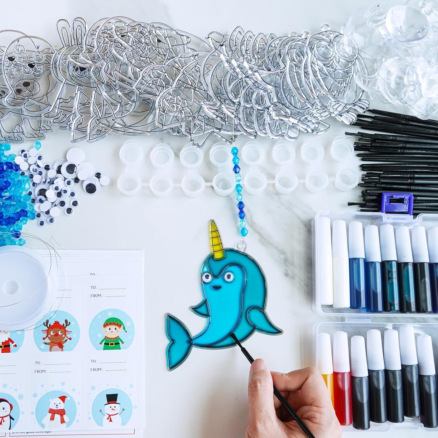 Kit de Manualidades Winlyn 33 Suncatchers Animales Polares