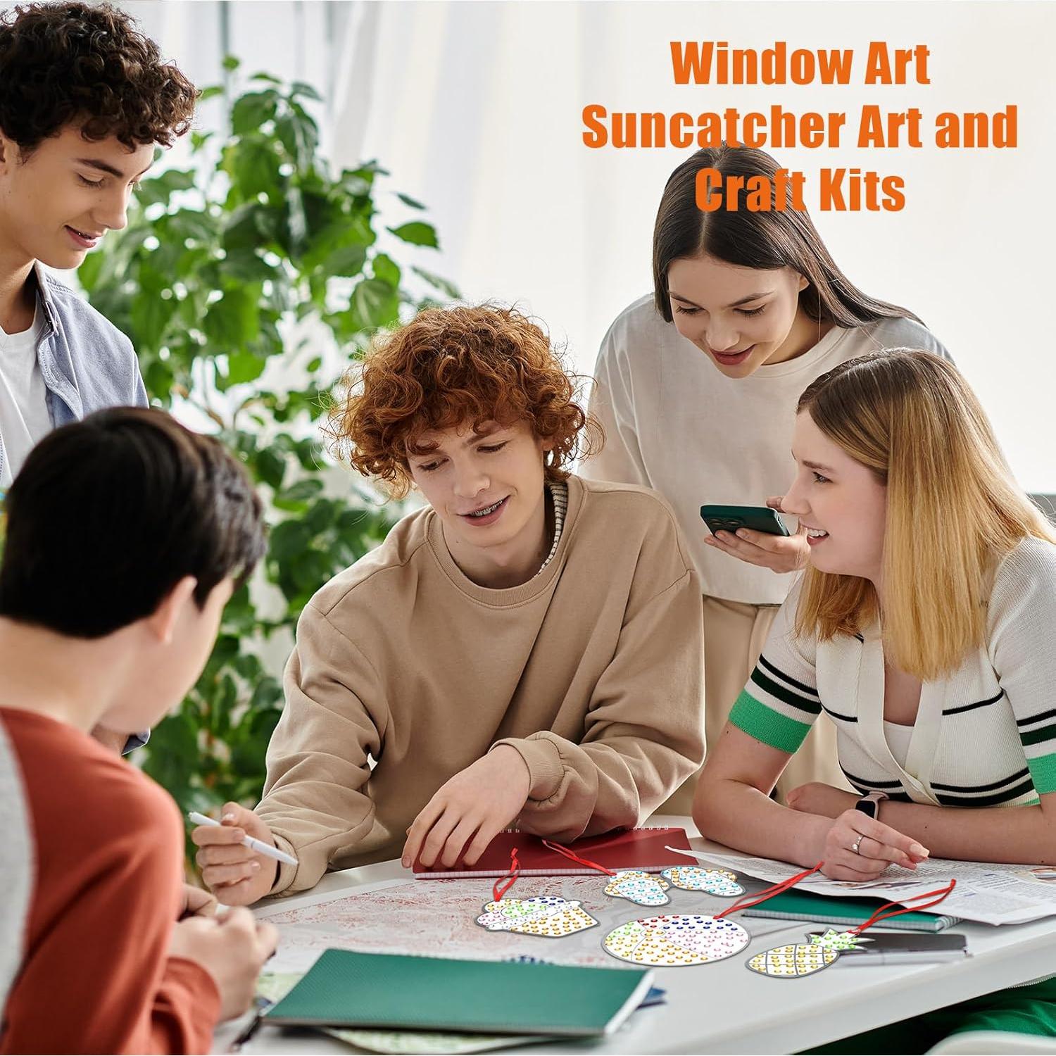 Kit de Manualidades de Verano Mooliwe - 24 Piezas de Arte de Diamante