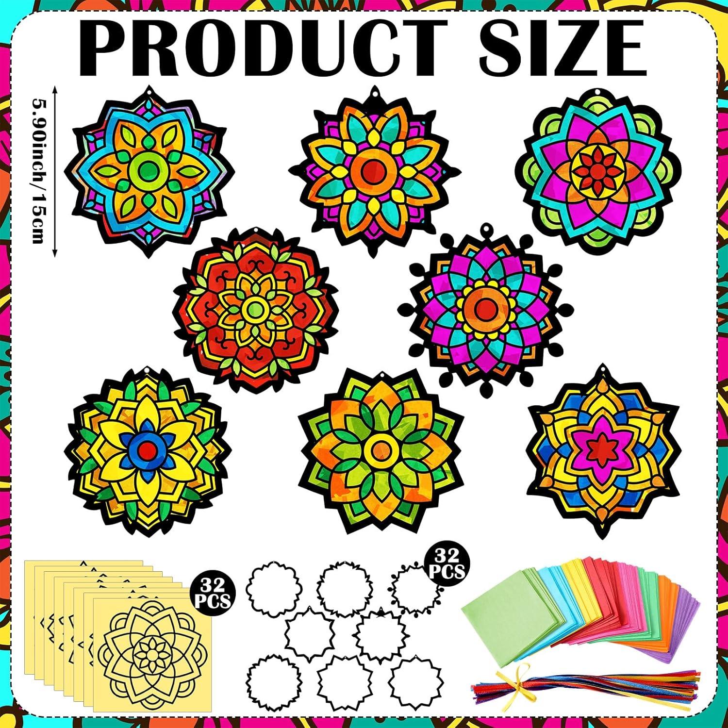 Kit de Manualidades MotiMind 32 Atrapas Luz Mandala DIY