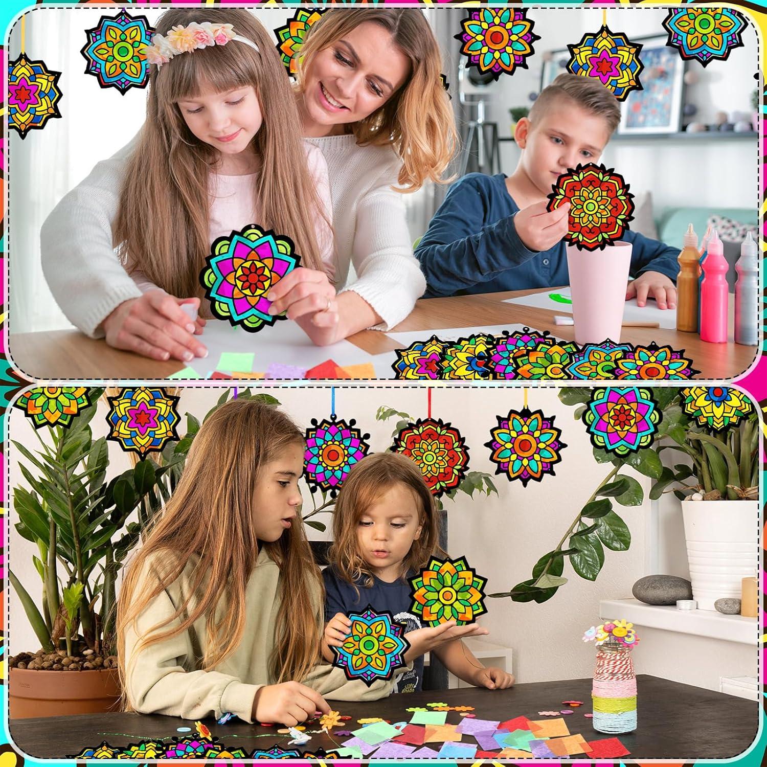 Kit de Manualidades MotiMind 32 Atrapas Luz Mandala DIY