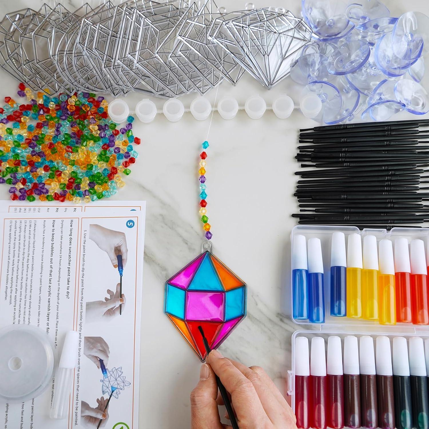Kit de Pintura Atrapa Rayos Joyas Winlyn - 27 Piezas DIY