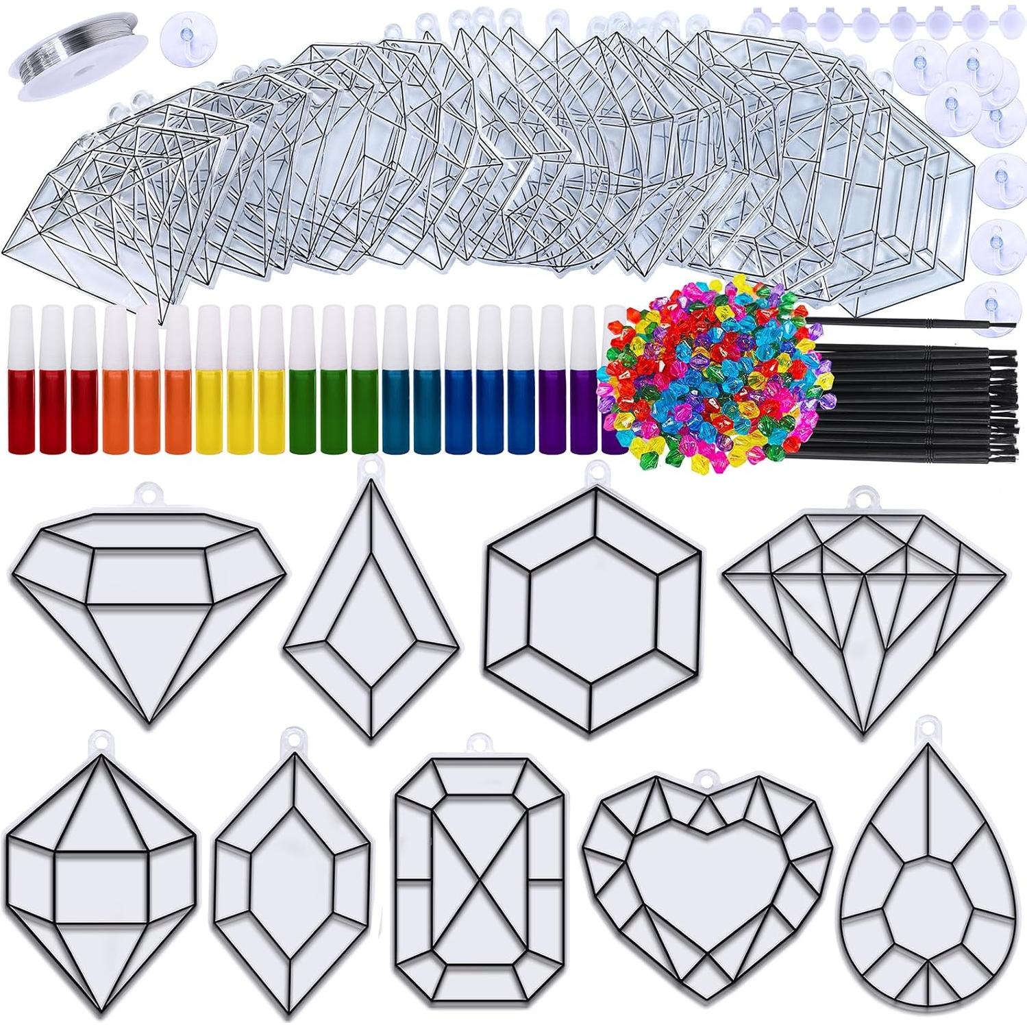 Kit de Pintura Atrapa Rayos Joyas Winlyn - 27 Piezas DIY