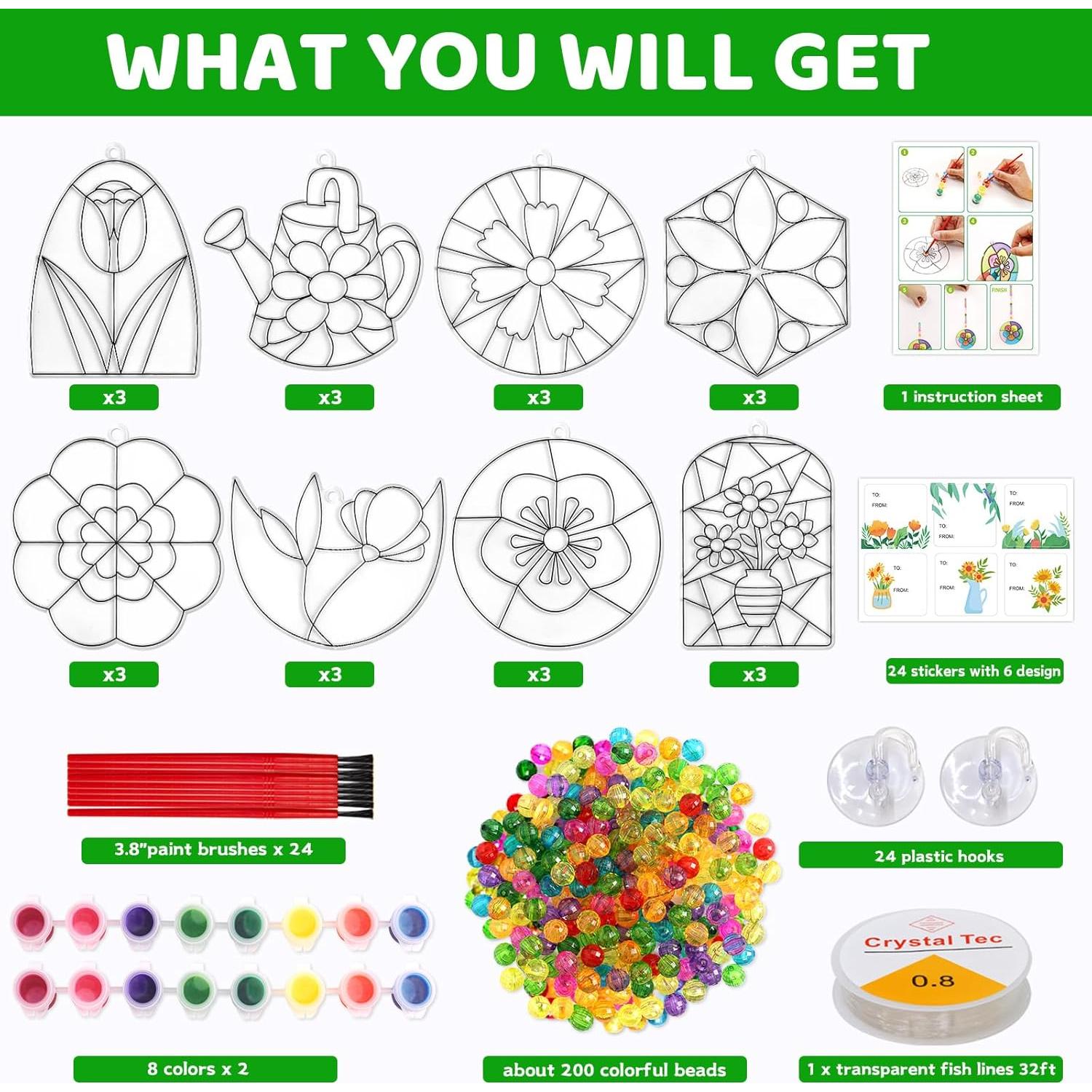 Kit de Artesanías de Atrapasueños WorldBazaar 24 Piezas DIY