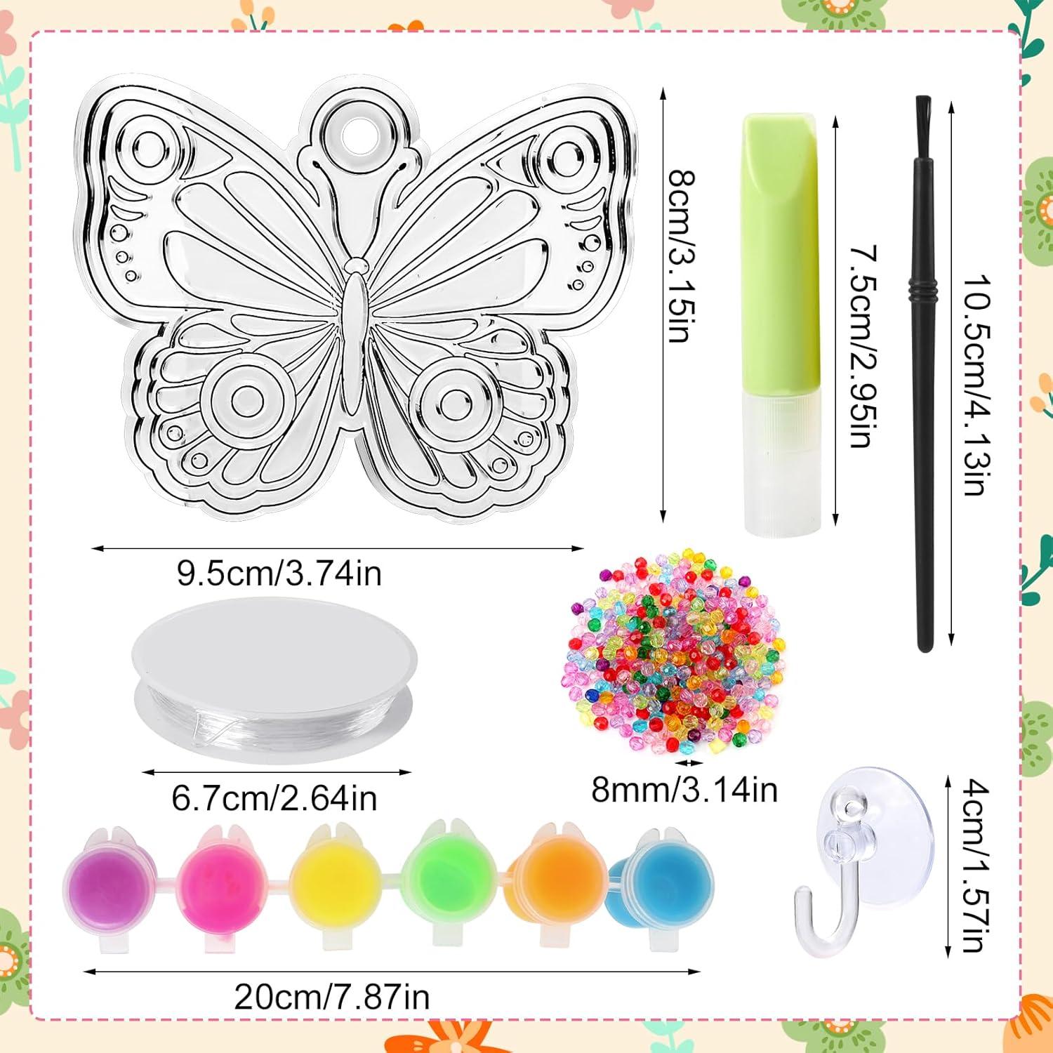 Kit de Manualidades Nlicrst 32 Piezas Mariposa DIY