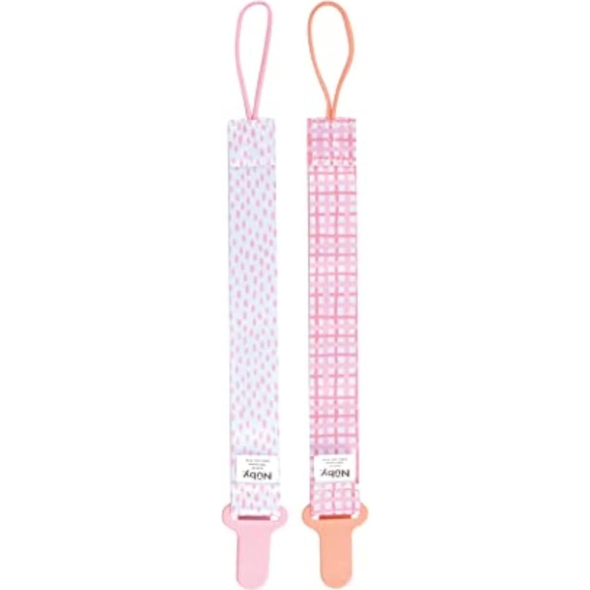 Clips para Chupetes Nuby Pacifinder 2-Pack Multicolor