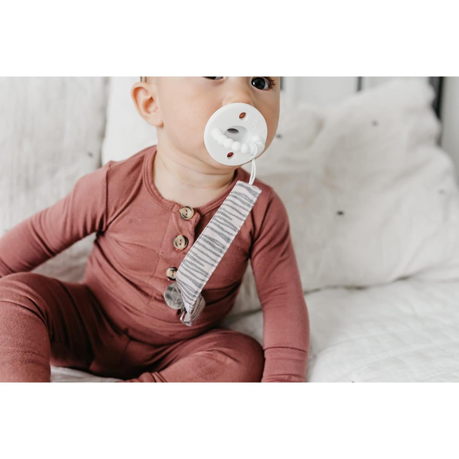 Clip de Chupete Copper Pearl 3-Pack - Acero Inoxidable - Zara