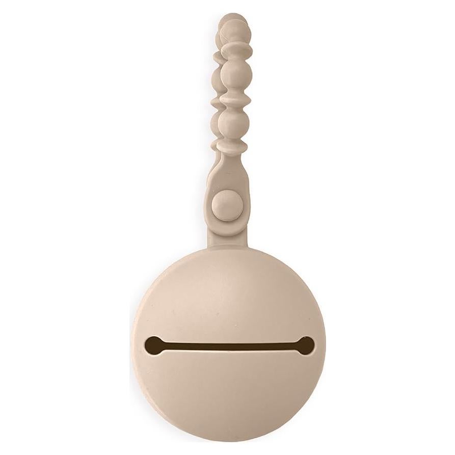 Soporte de Chupete de Silicona Itzy Ritzy - 2 Chupetes - Tostada