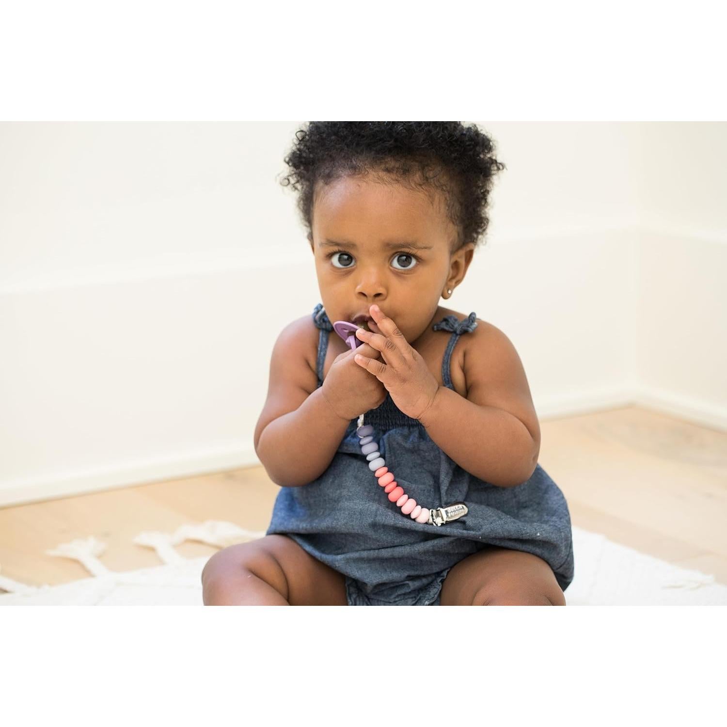 Clip de Chupete Bella Tunno - Silicona Suave Libre de BPA