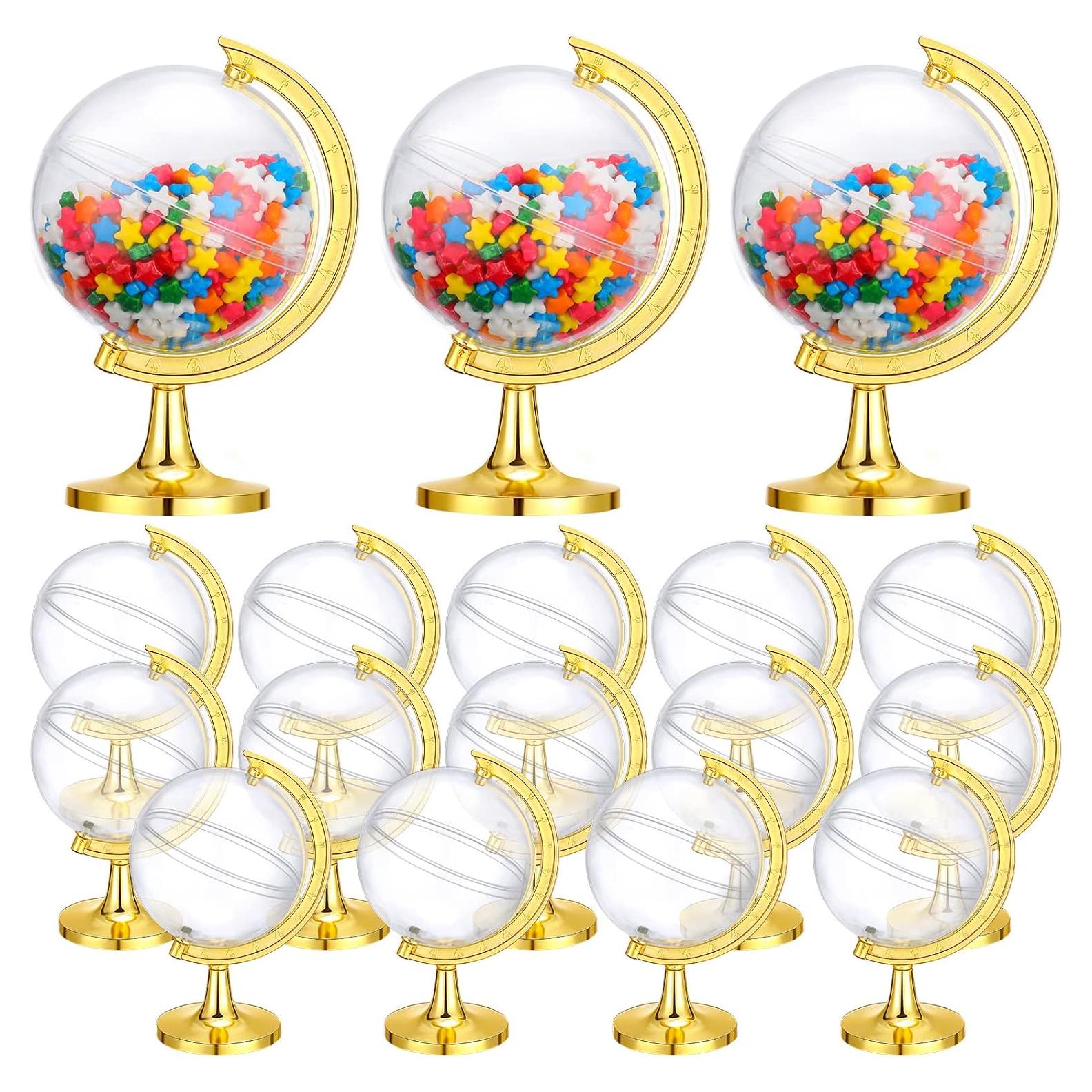 Paquete de 40 Cajas de Dulces Transparentes Potchen 12cm