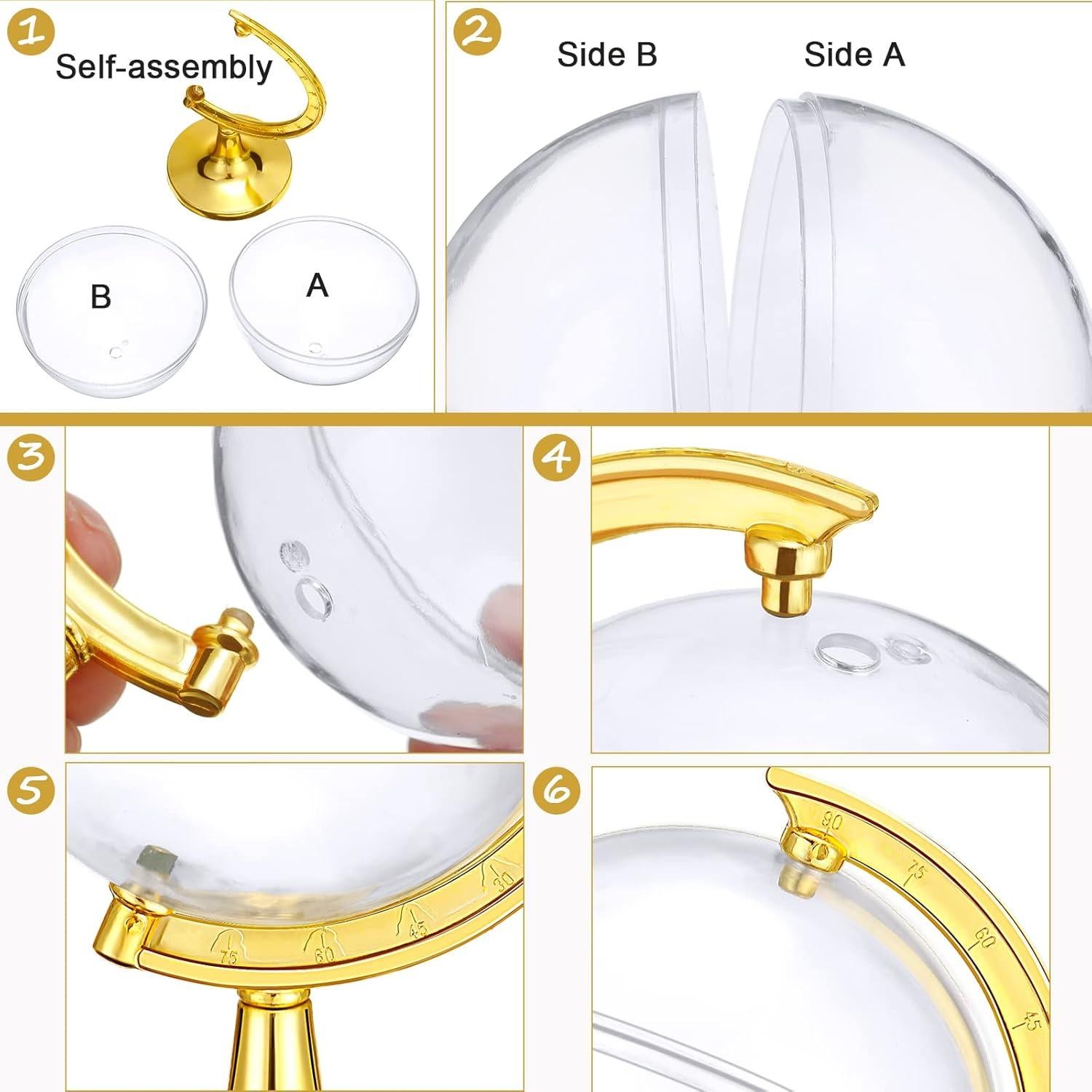 Paquete de 40 Cajas de Dulces Transparentes Potchen 12cm
