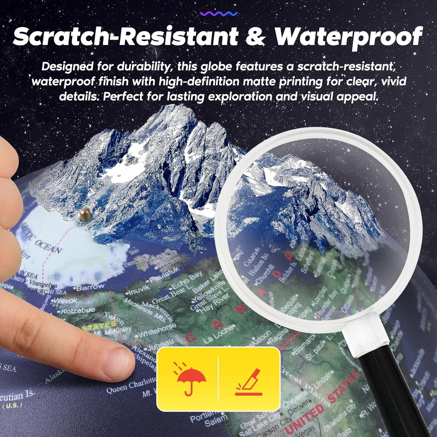 Globo Mundial Mini INKLAB 14.6 cm con Luz y AR para Niños