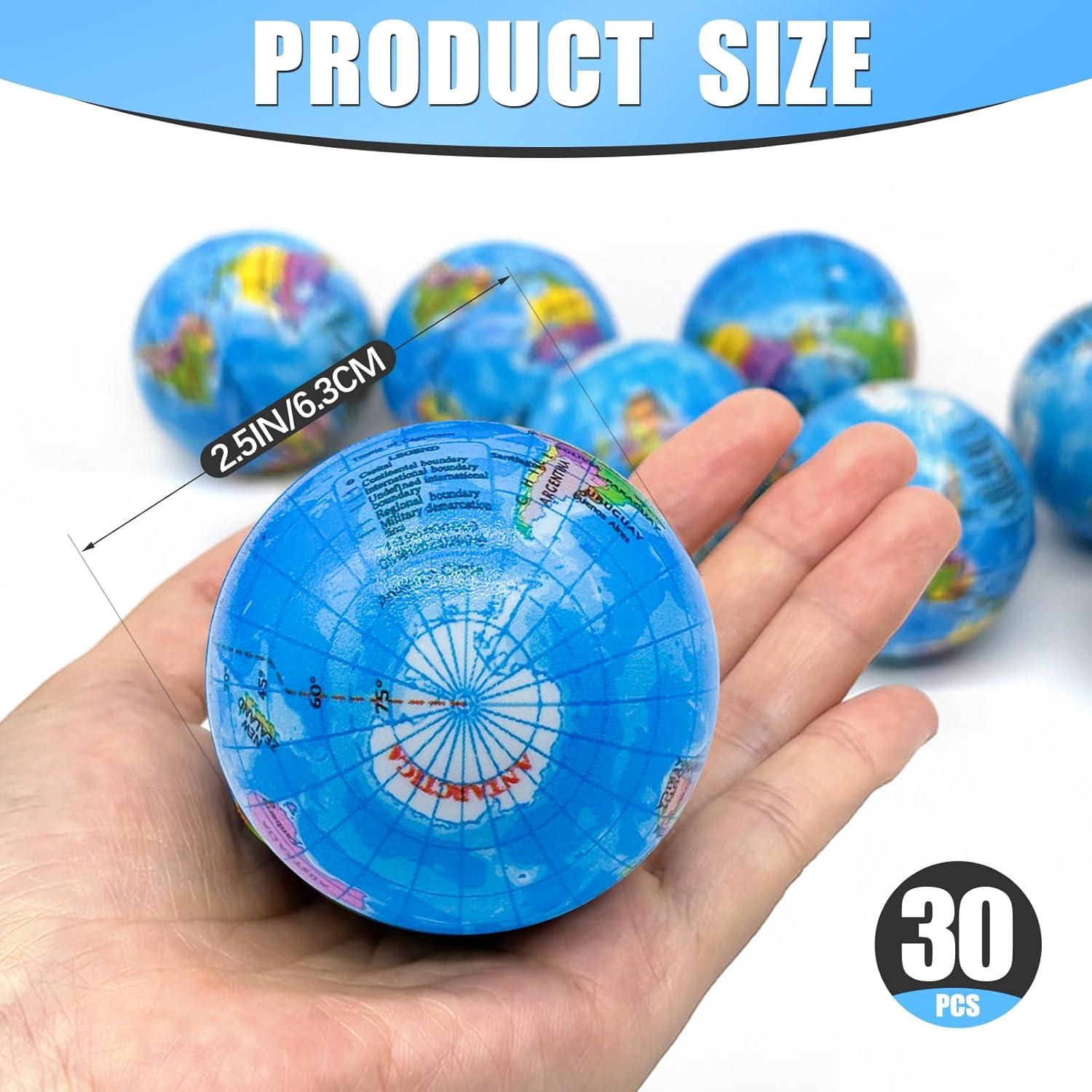 30 Pelotas de Estrés Globo 6.3 cm Whkvnng Alivio Estrés