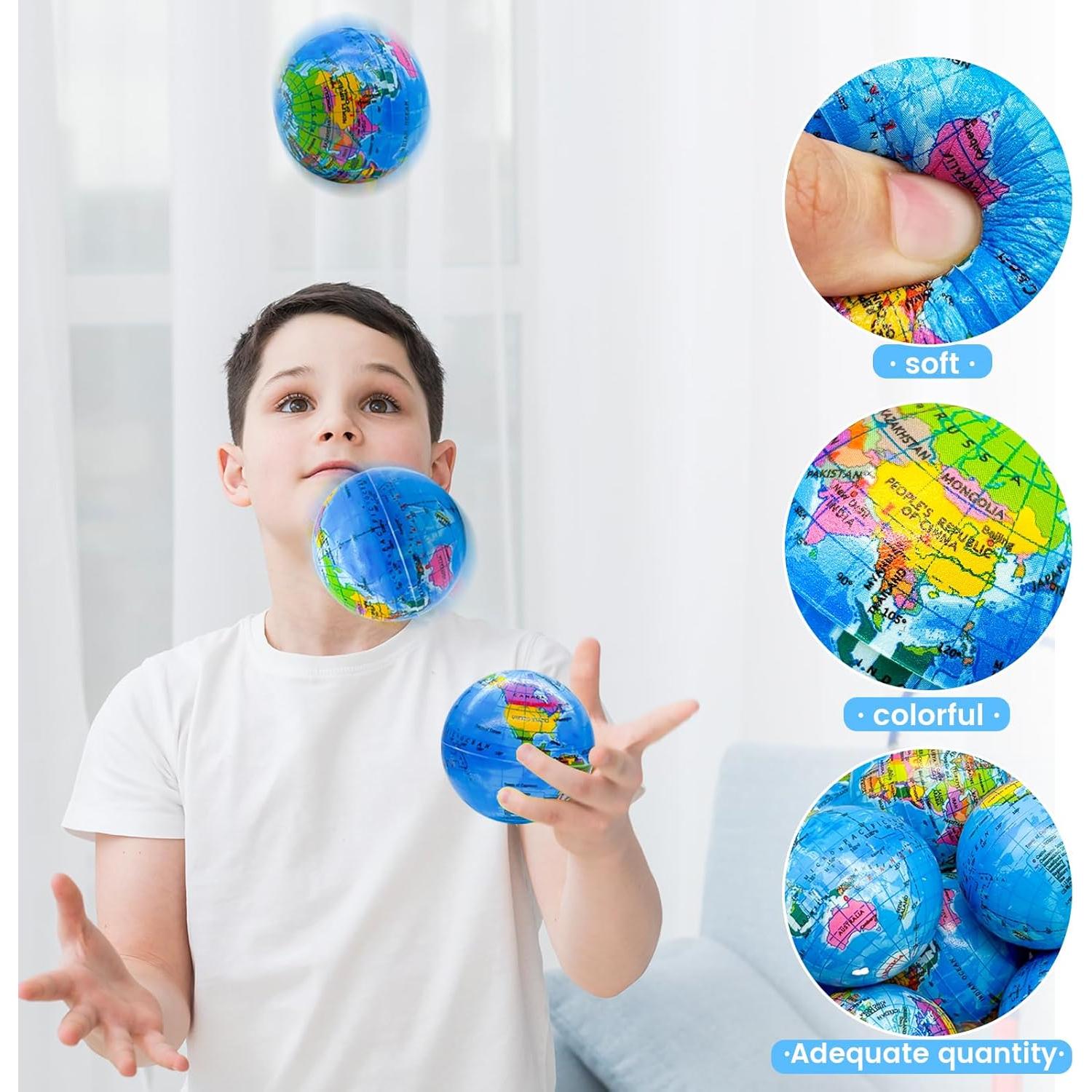 30 Pelotas de Estrés Globo 6.3 cm Whkvnng Alivio Estrés