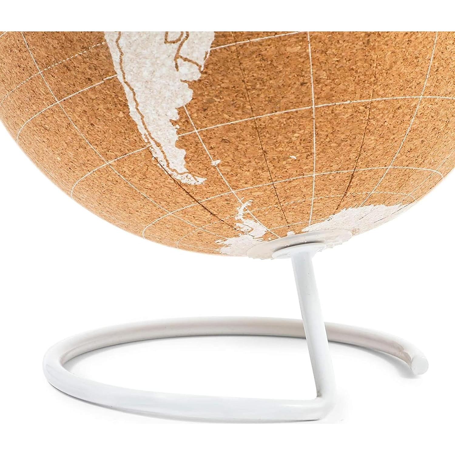 Globo de Corcho Mini Juvale 15x20 cm con 6 Chinchetas