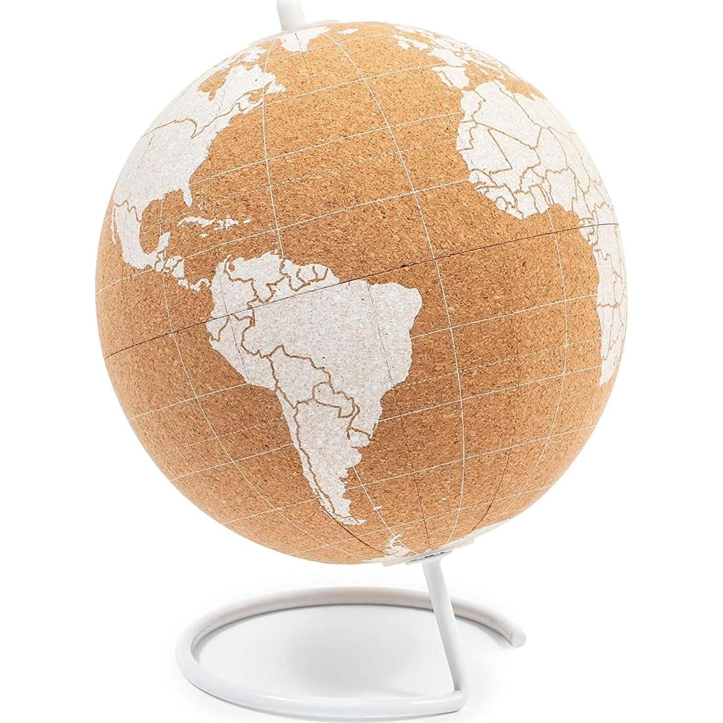 Globo de Corcho Mini Juvale 15x20 cm con 6 Chinchetas